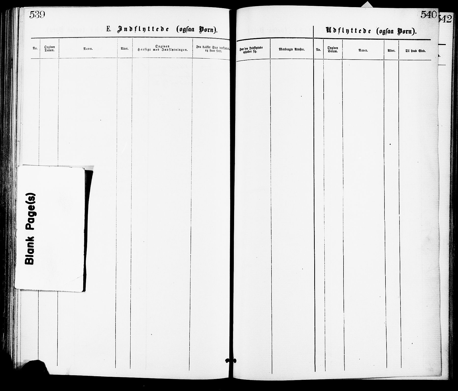 Gjerdrum prestekontor Kirkebøker, SAO/A-10412b/F/Fa/L0008: Parish register (official) no. I 8, 1867-1880, p. 539-540