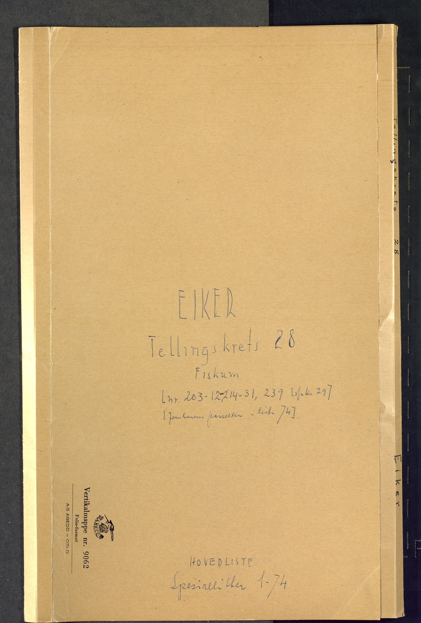 SAKO, 1875 census for 0624P Eiker, 1875, p. 153