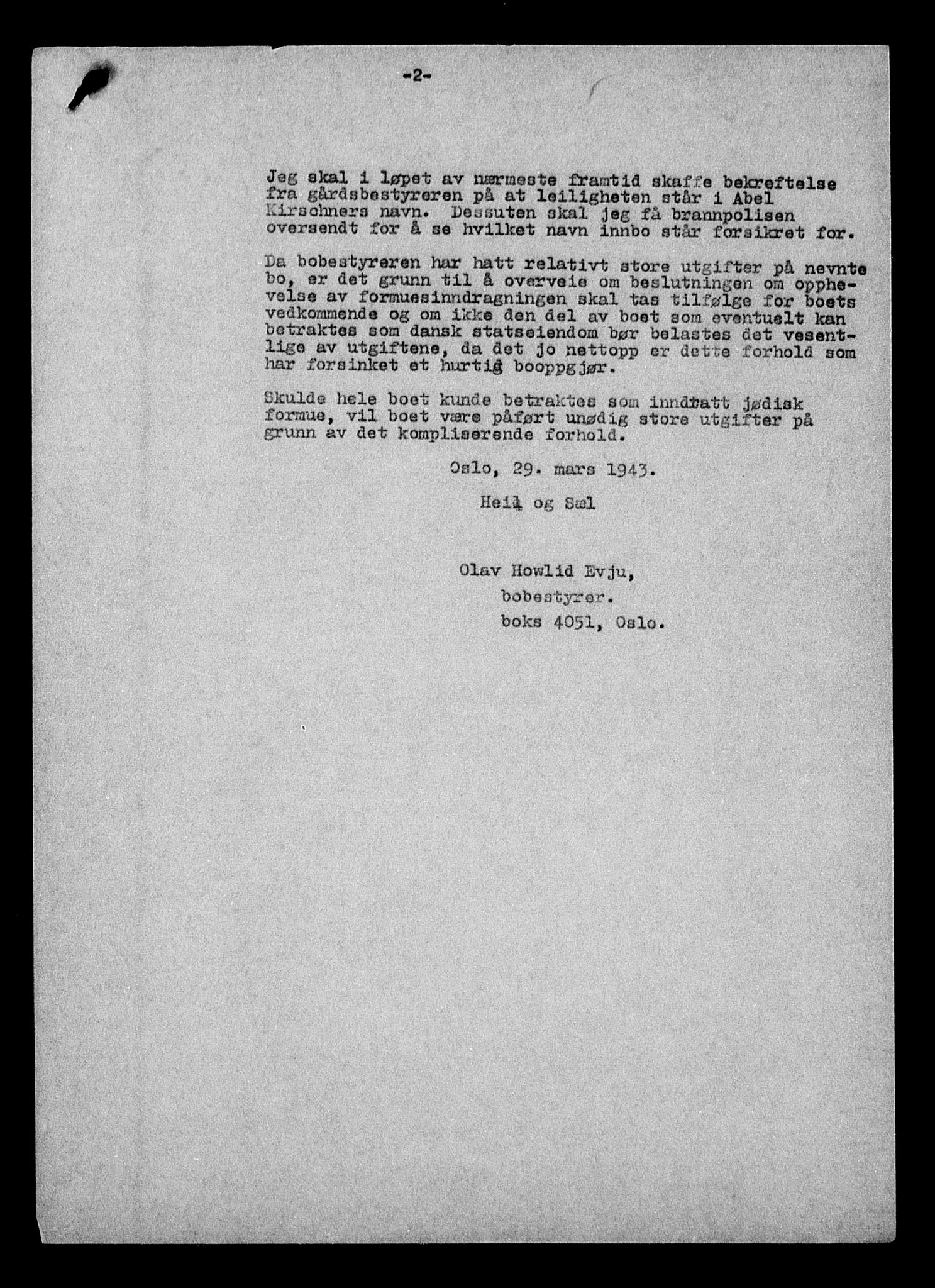 Justisdepartementet, Tilbakeføringskontoret for inndratte formuer, AV/RA-S-1564/H/Hc/Hcc/L0951: --, 1945-1947, p. 467