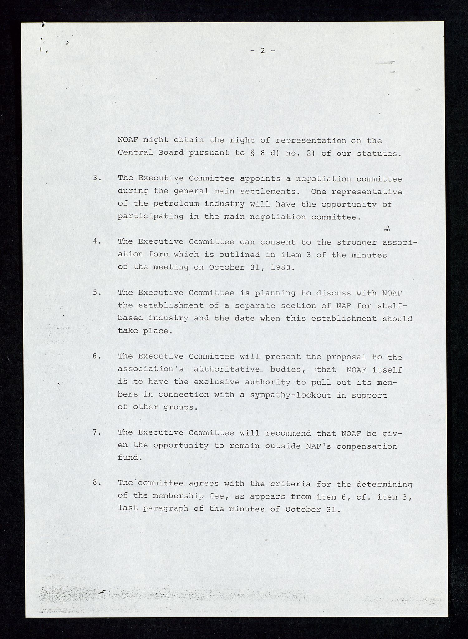 Pa 1578 - Mobil Exploration Norway Incorporated, AV/SAST-A-102024/4/D/Da/L0168: Sak og korrespondanse og styremøter, 1973-1986, p. 60