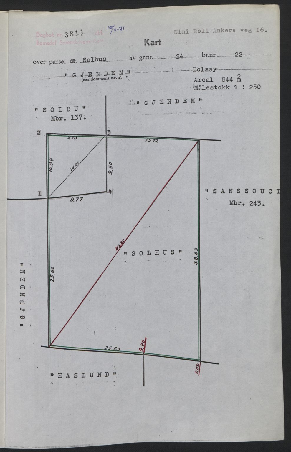 Romsdal sorenskriveri, AV/SAT-A-4149/1/2/2C: Mortgage book no. A27, 1948-1948, Diary no: : 3042/1948