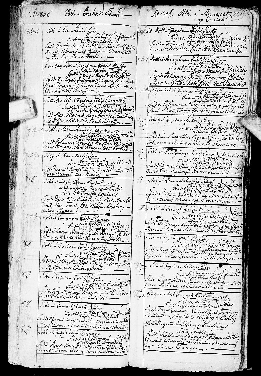 Enebakk prestekontor Kirkebøker, SAO/A-10171c/F/Fa/L0002: Parish register (official) no. I 2, 1755-1806, p. 263-264
