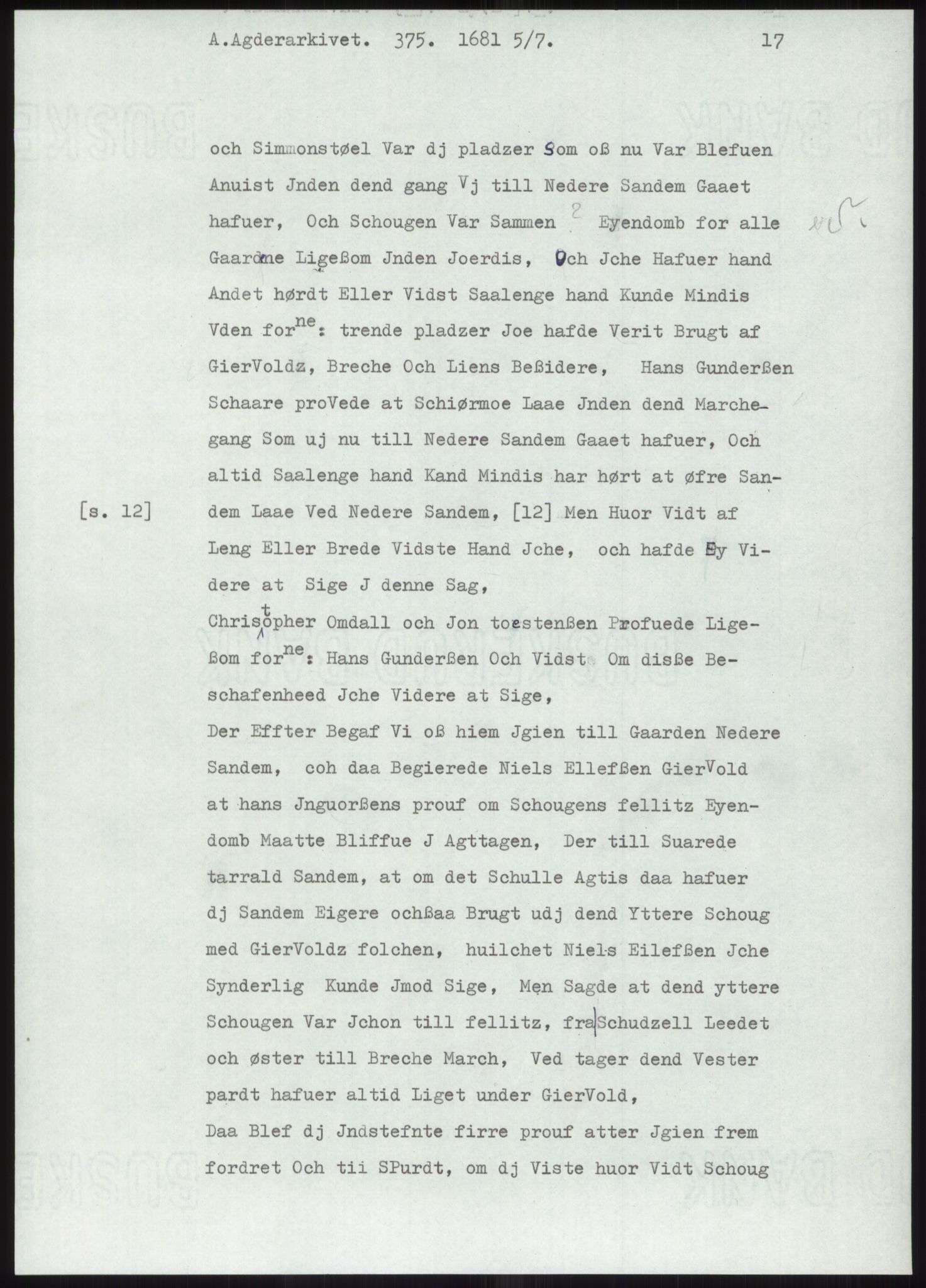 Samlinger til kildeutgivelse, Diplomavskriftsamlingen, AV/RA-EA-4053/H/Ha, p. 1230