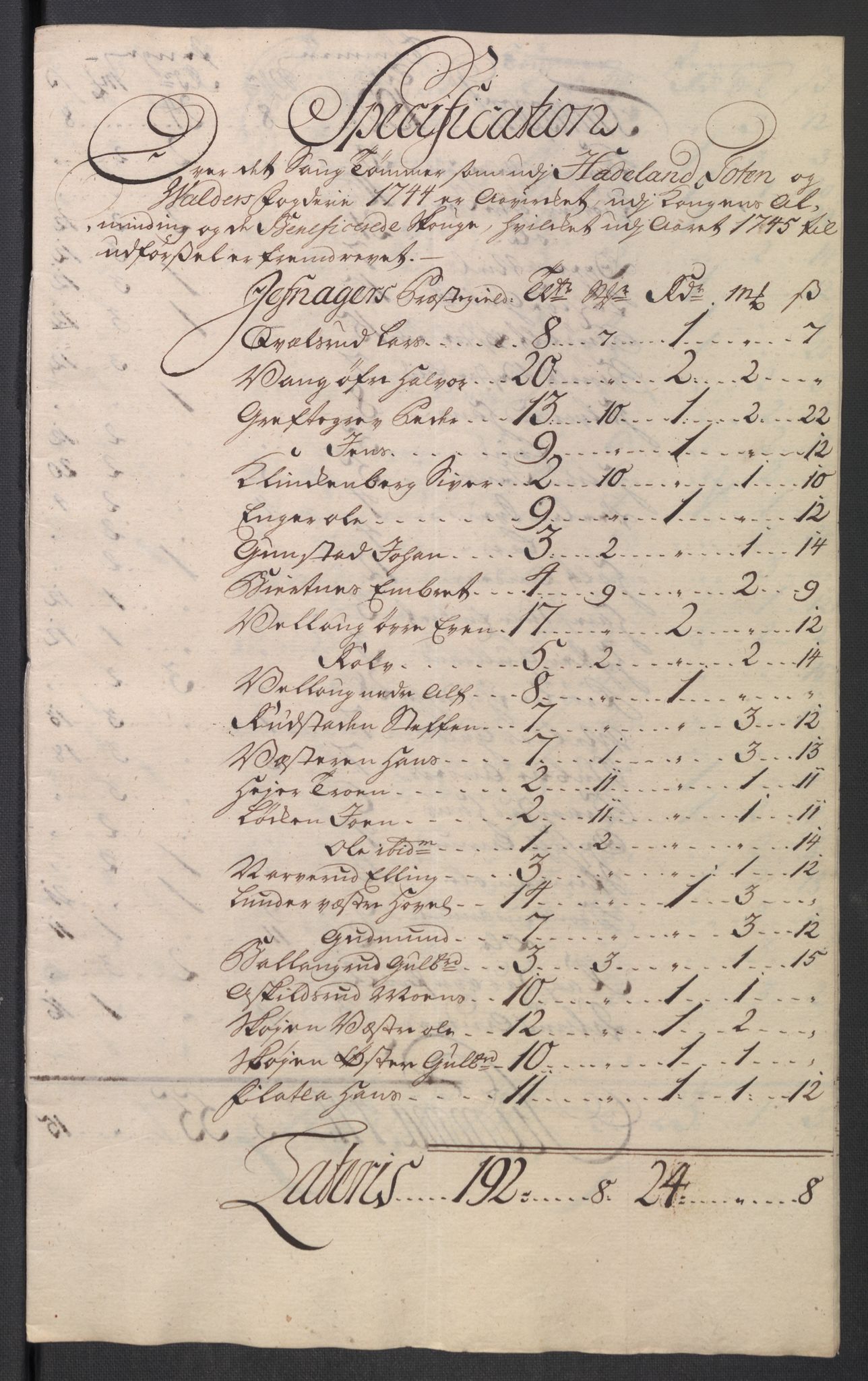 Rentekammeret inntil 1814, Reviderte regnskaper, Fogderegnskap, AV/RA-EA-4092/R18/L1349: Fogderegnskap Hadeland, Toten og Valdres, 1752-1753, p. 353