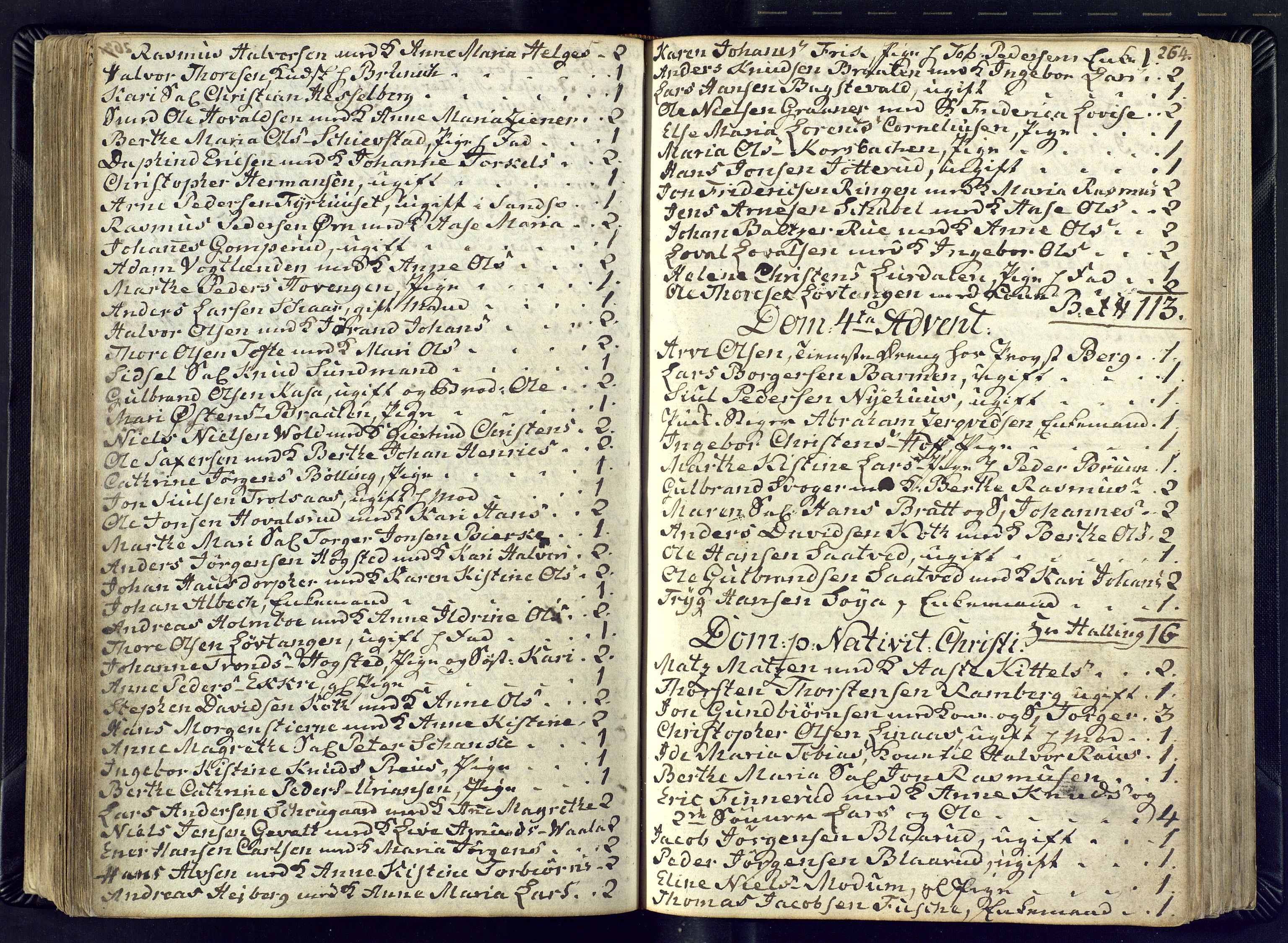 Kongsberg kirkebøker, SAKO/A-22/M/Ma/L0012: Communicants register no. 12, 1794-1800, p. 264