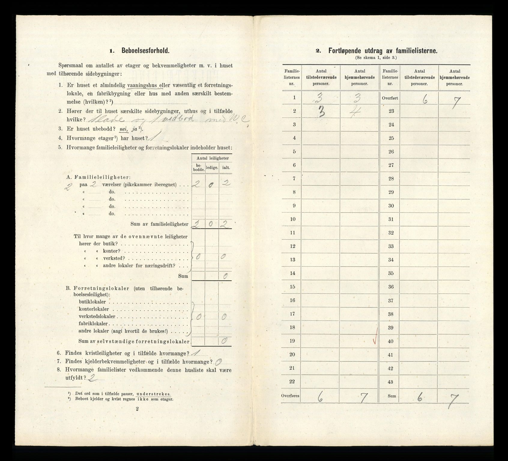 RA, 1910 census for Egersund, 1910, p. 2206