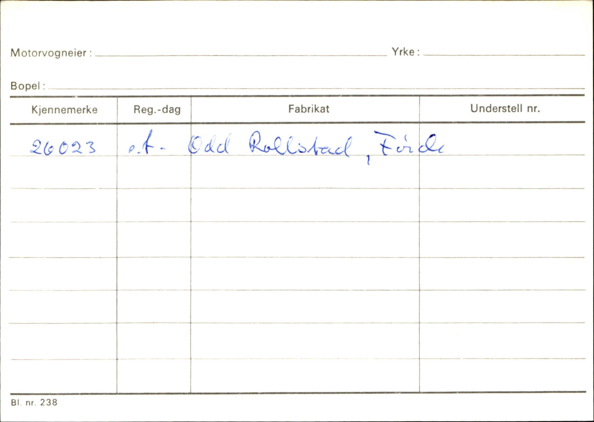 Statens vegvesen, Sogn og Fjordane vegkontor, AV/SAB-A-5301/4/F/L0132: Eigarregister Askvoll A-Å. Balestrand A-Å, 1945-1975, p. 446