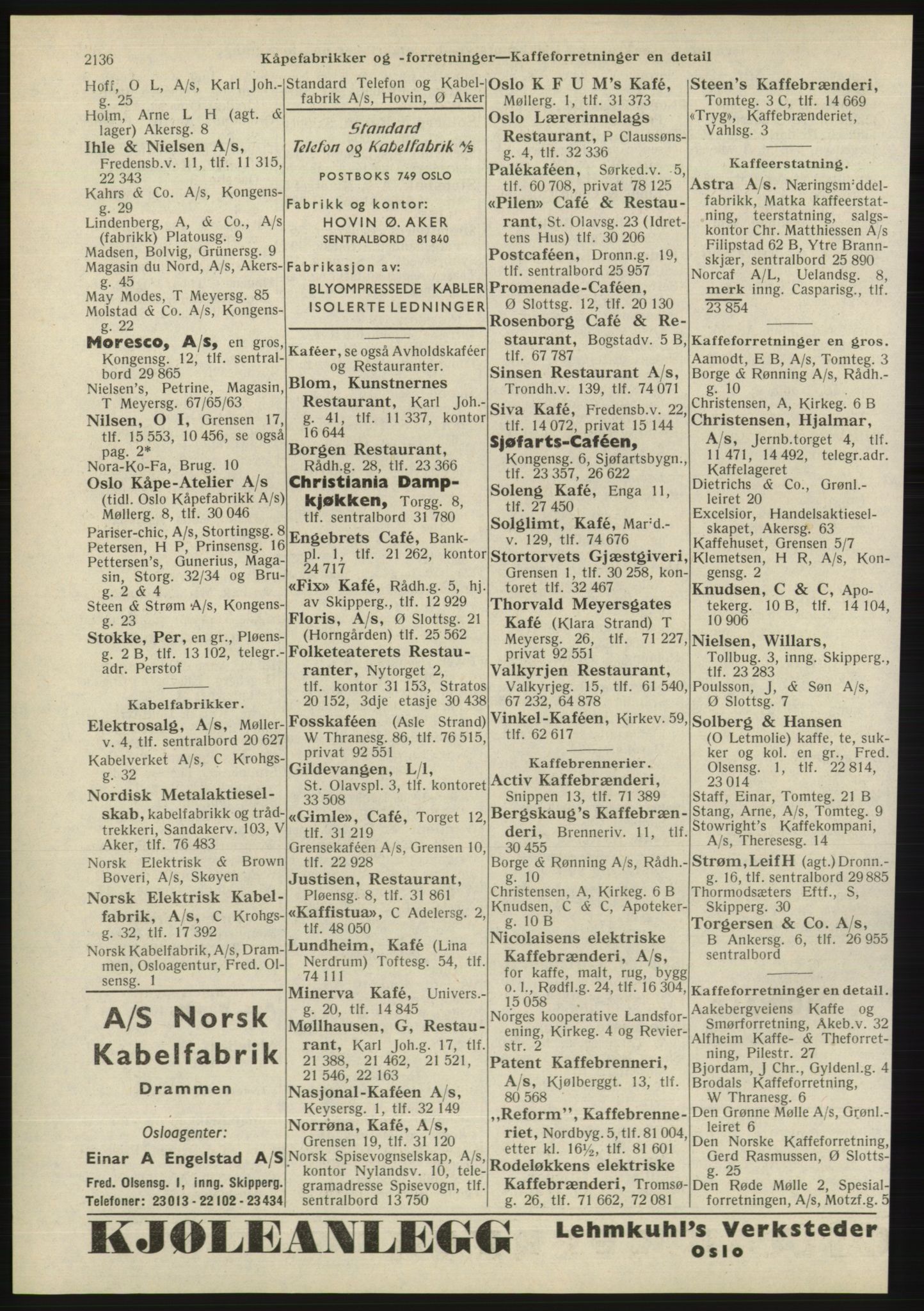 Kristiania/Oslo adressebok, PUBL/-, 1945, p. 2052