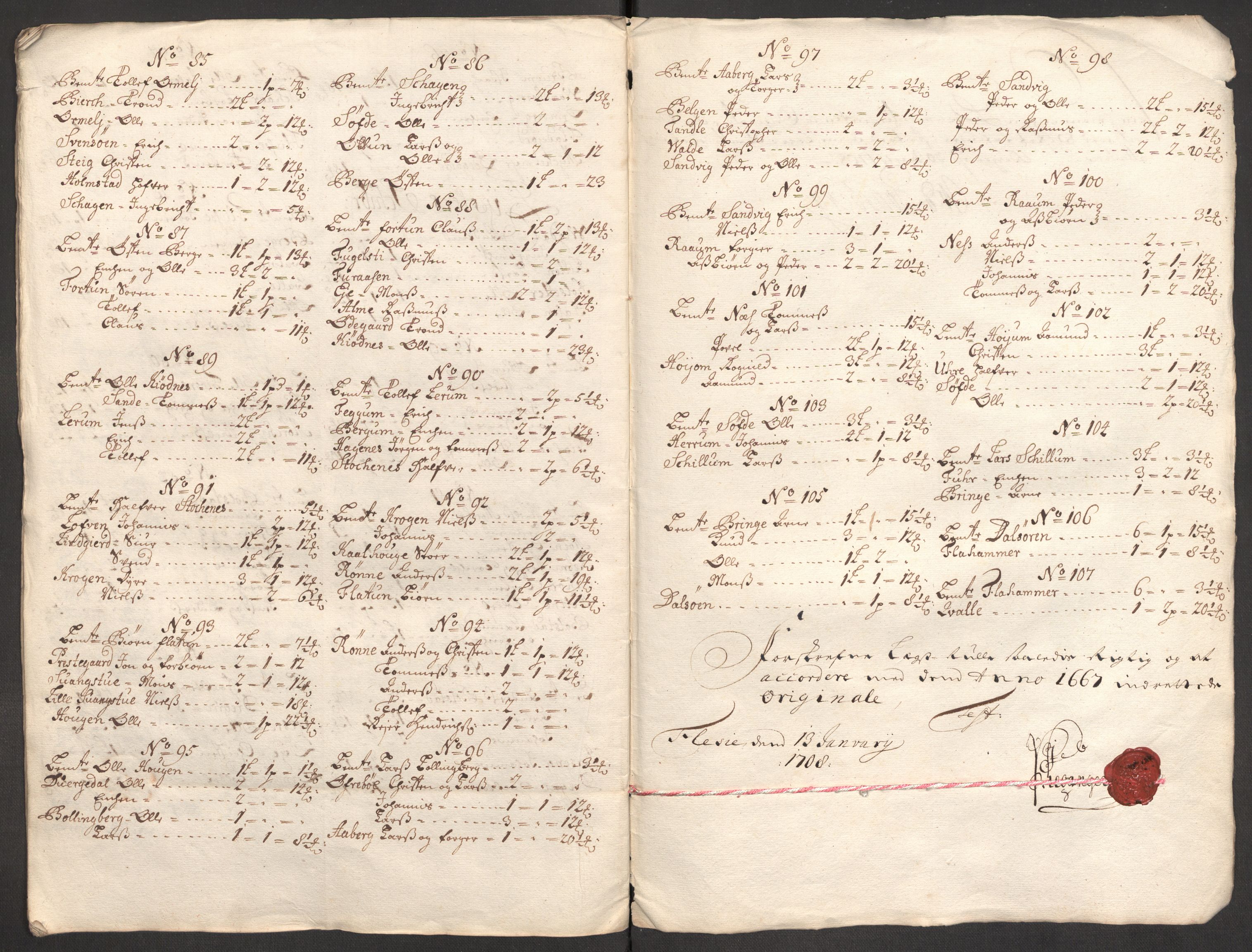 Rentekammeret inntil 1814, Reviderte regnskaper, Fogderegnskap, RA/EA-4092/R52/L3314: Fogderegnskap Sogn, 1705-1707, p. 541