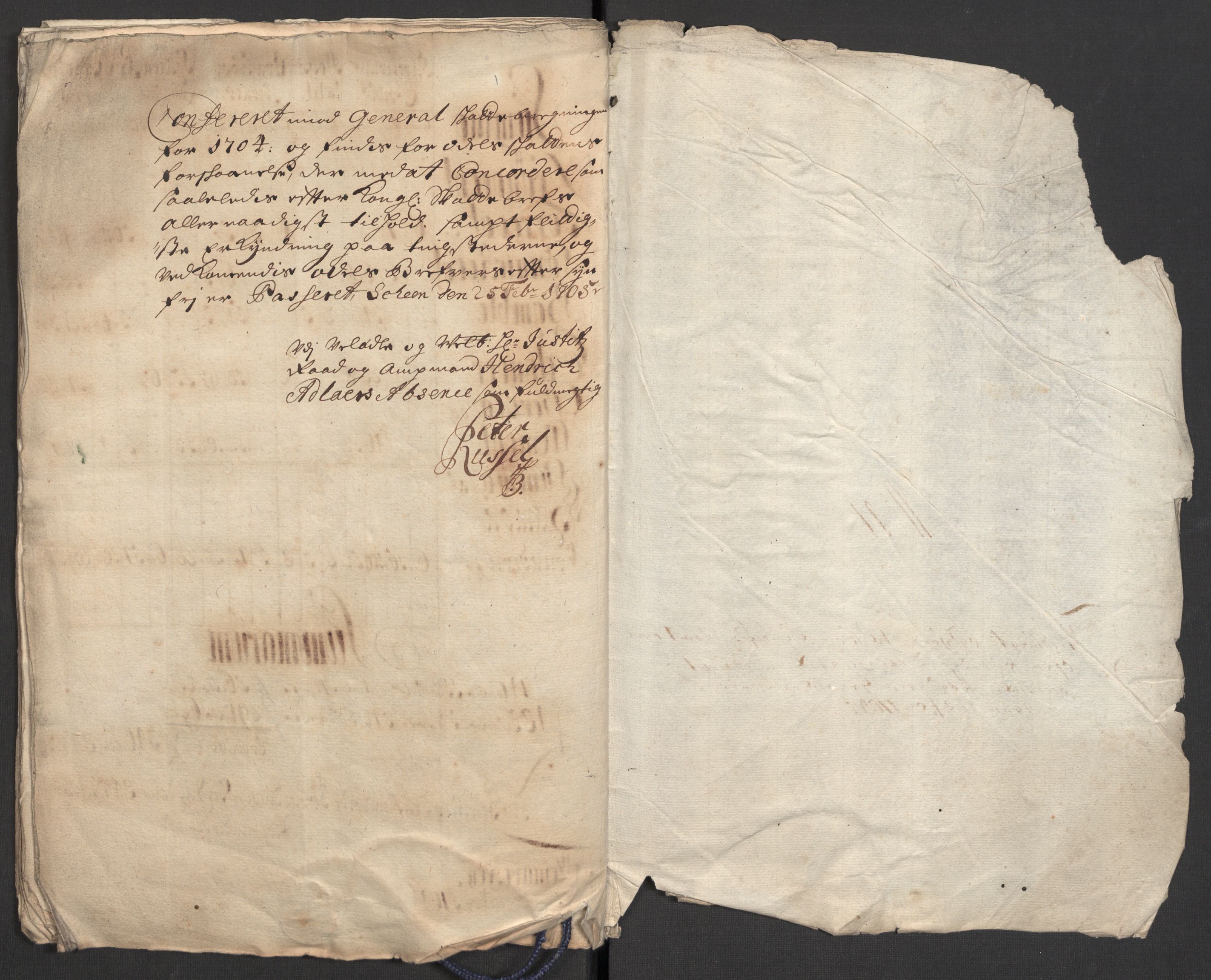 Rentekammeret inntil 1814, Reviderte regnskaper, Fogderegnskap, AV/RA-EA-4092/R36/L2112: Fogderegnskap Øvre og Nedre Telemark og Bamble, 1704, p. 289