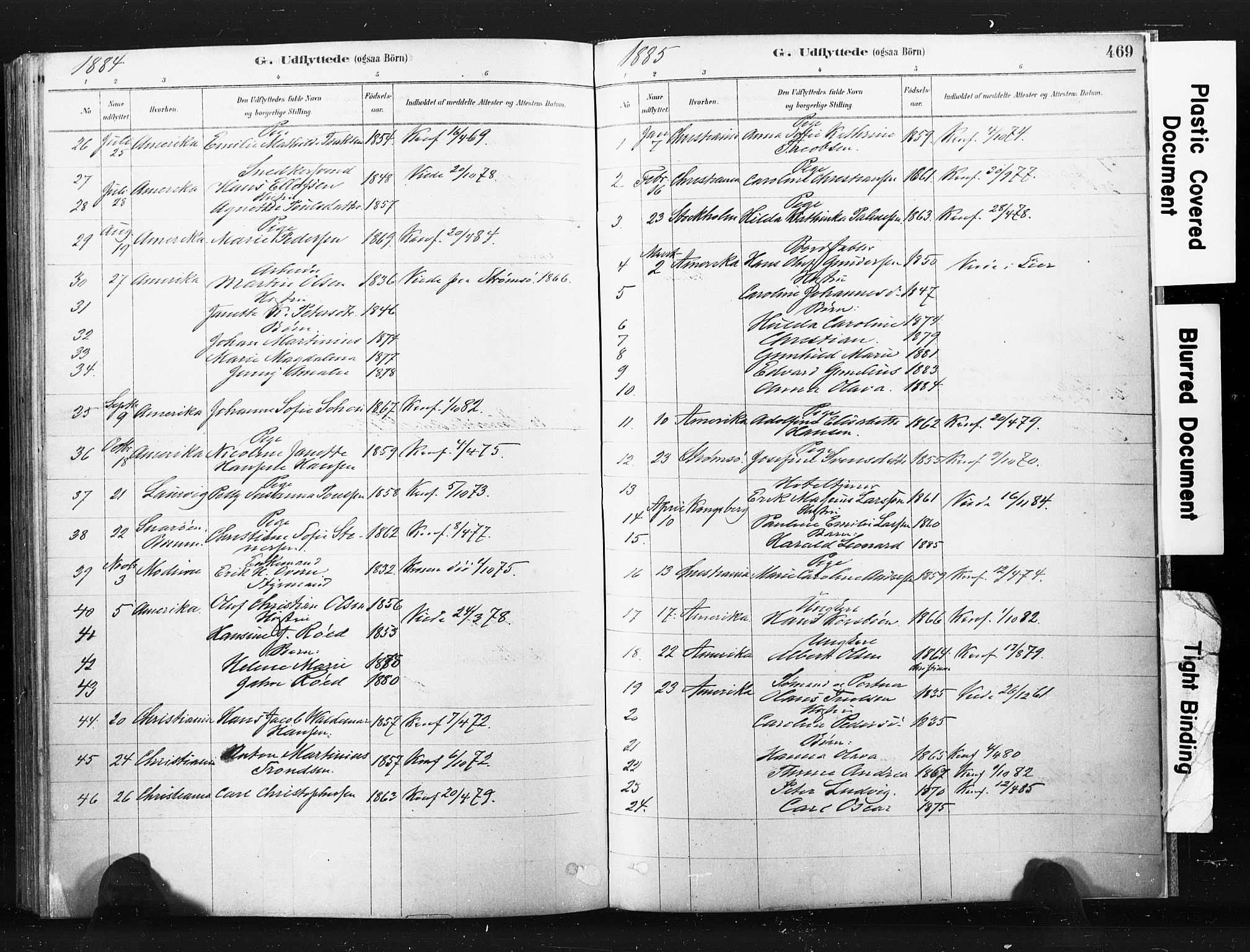 Bragernes kirkebøker, SAKO/A-6/F/Fb/L0006b: Parish register (official) no. II 6B, 1878-1885, p. 469