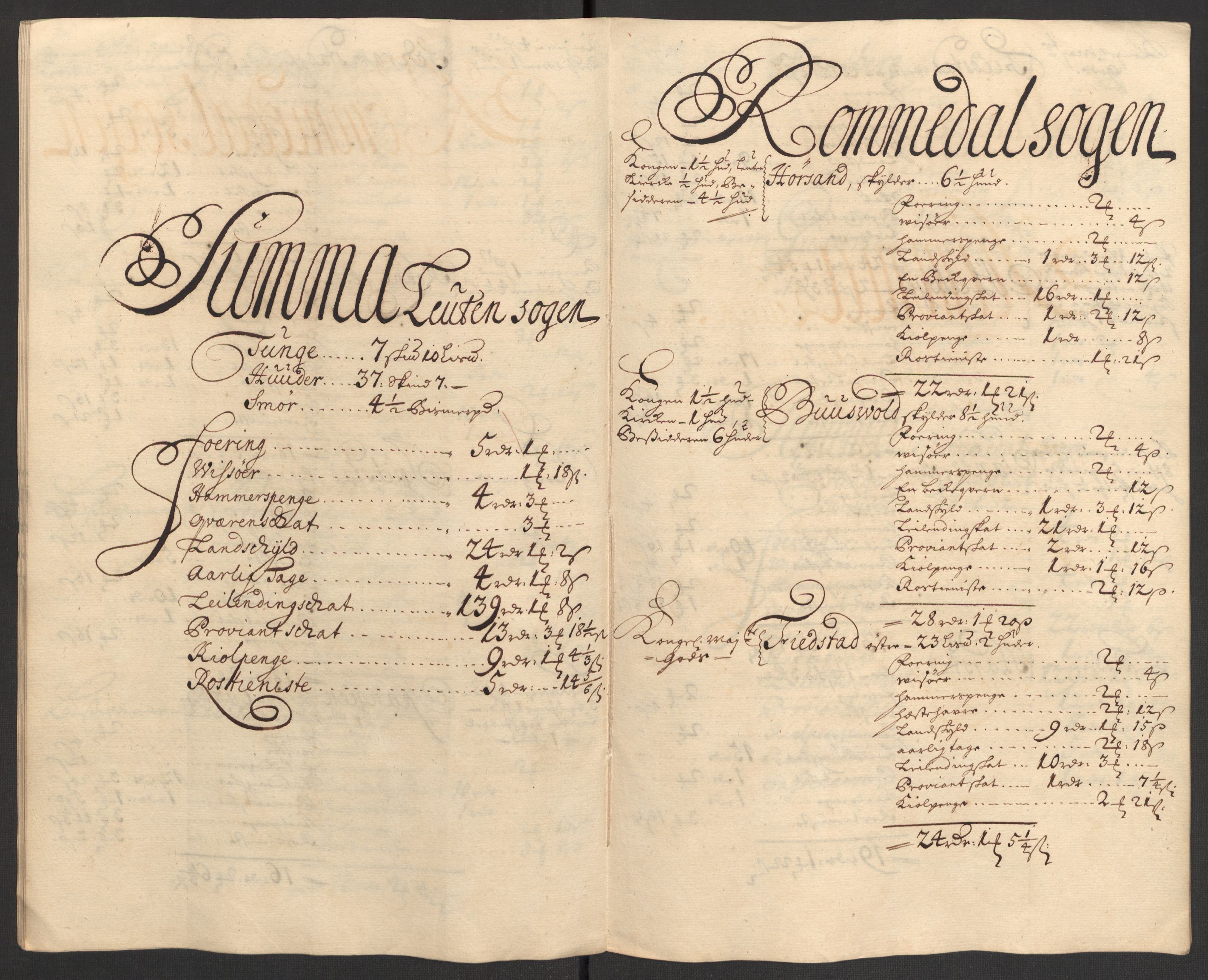 Rentekammeret inntil 1814, Reviderte regnskaper, Fogderegnskap, AV/RA-EA-4092/R16/L1043: Fogderegnskap Hedmark, 1706-1707, p. 216