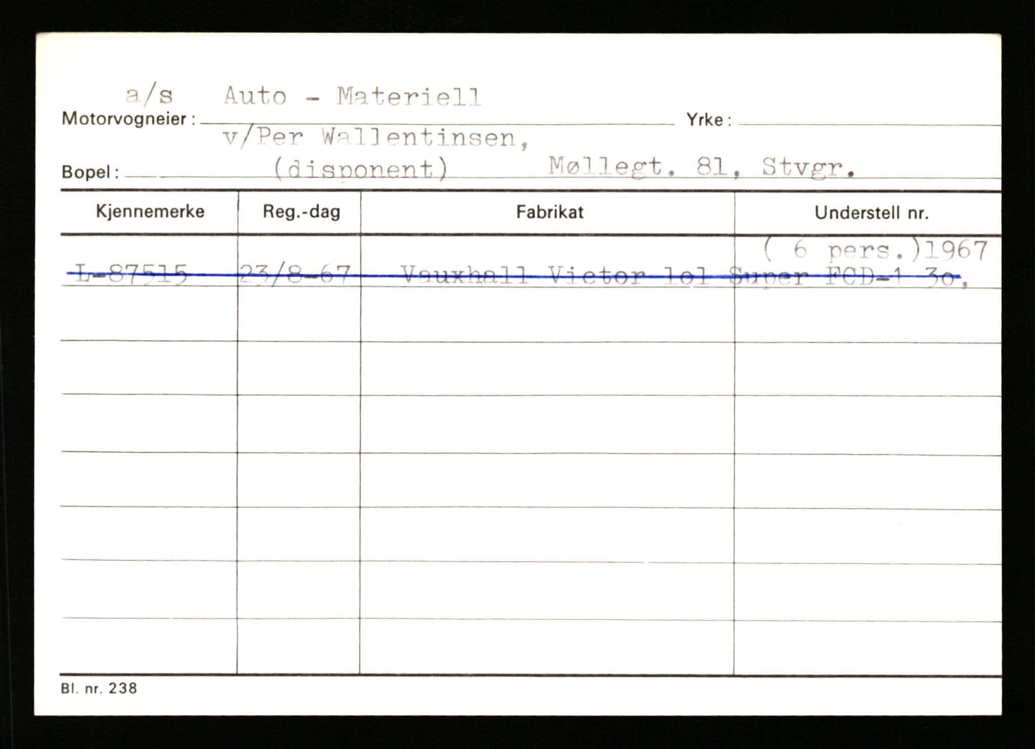 Stavanger trafikkstasjon, SAST/A-101942/0/H/L0002: Askildsen - Berge, 1930-1971, p. 1041