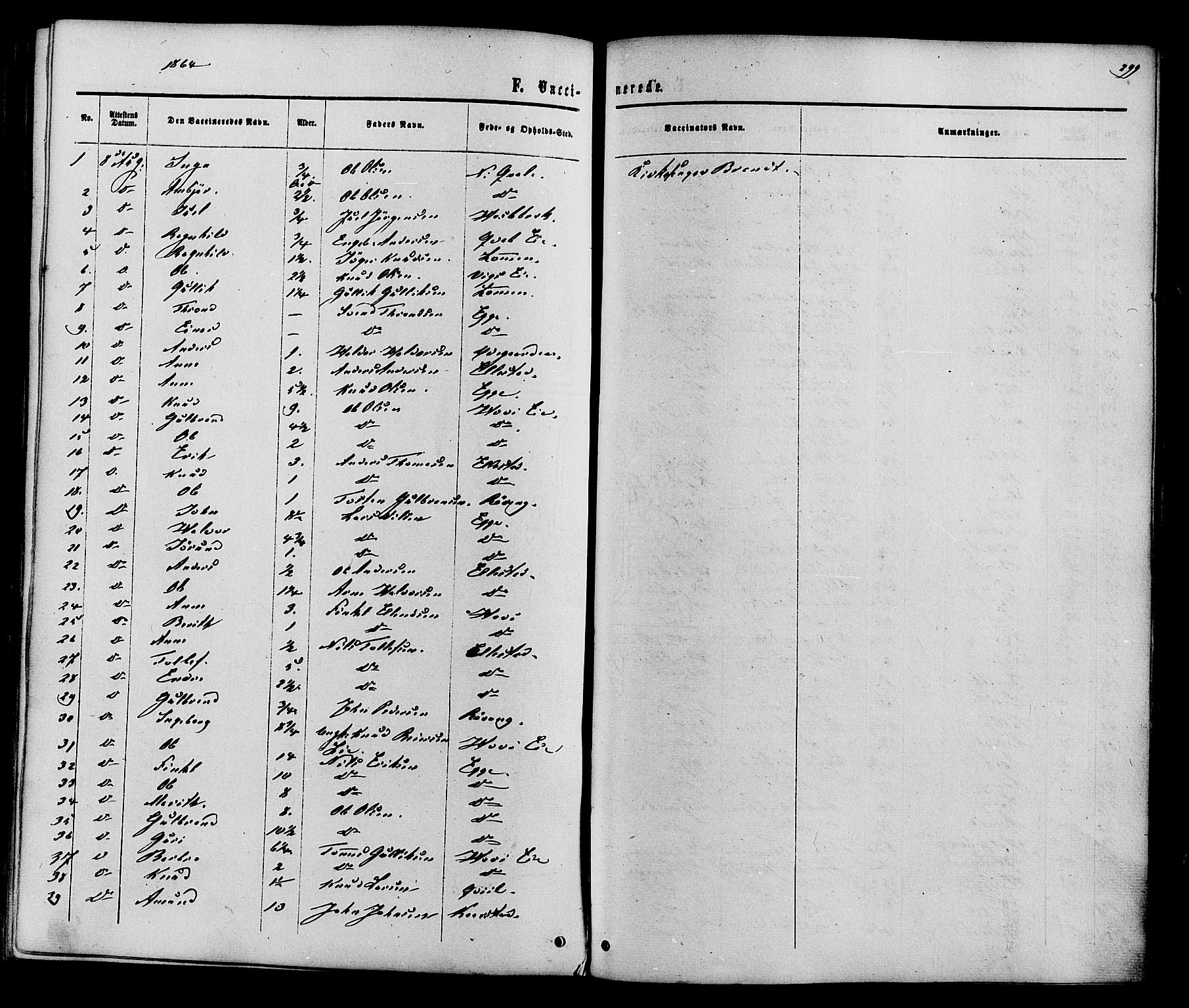 Vestre Slidre prestekontor, SAH/PREST-136/H/Ha/Haa/L0003: Parish register (official) no. 3, 1865-1880, p. 299