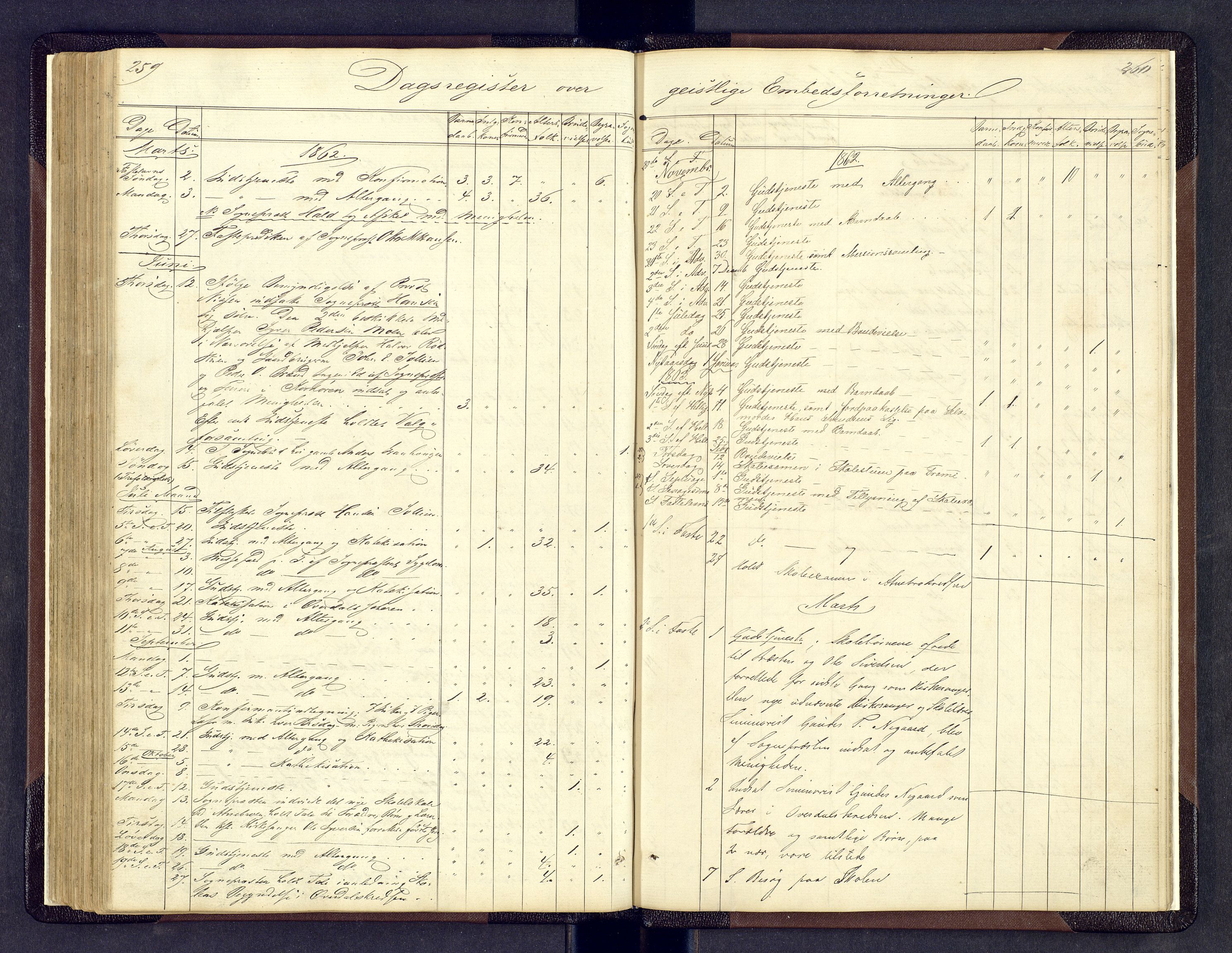 Sollia prestekontor, AV/SAH-PREST-050/H/Ha/Hab/L0001: Parish register (copy) no. 1, 1862-1879, p. 259-260