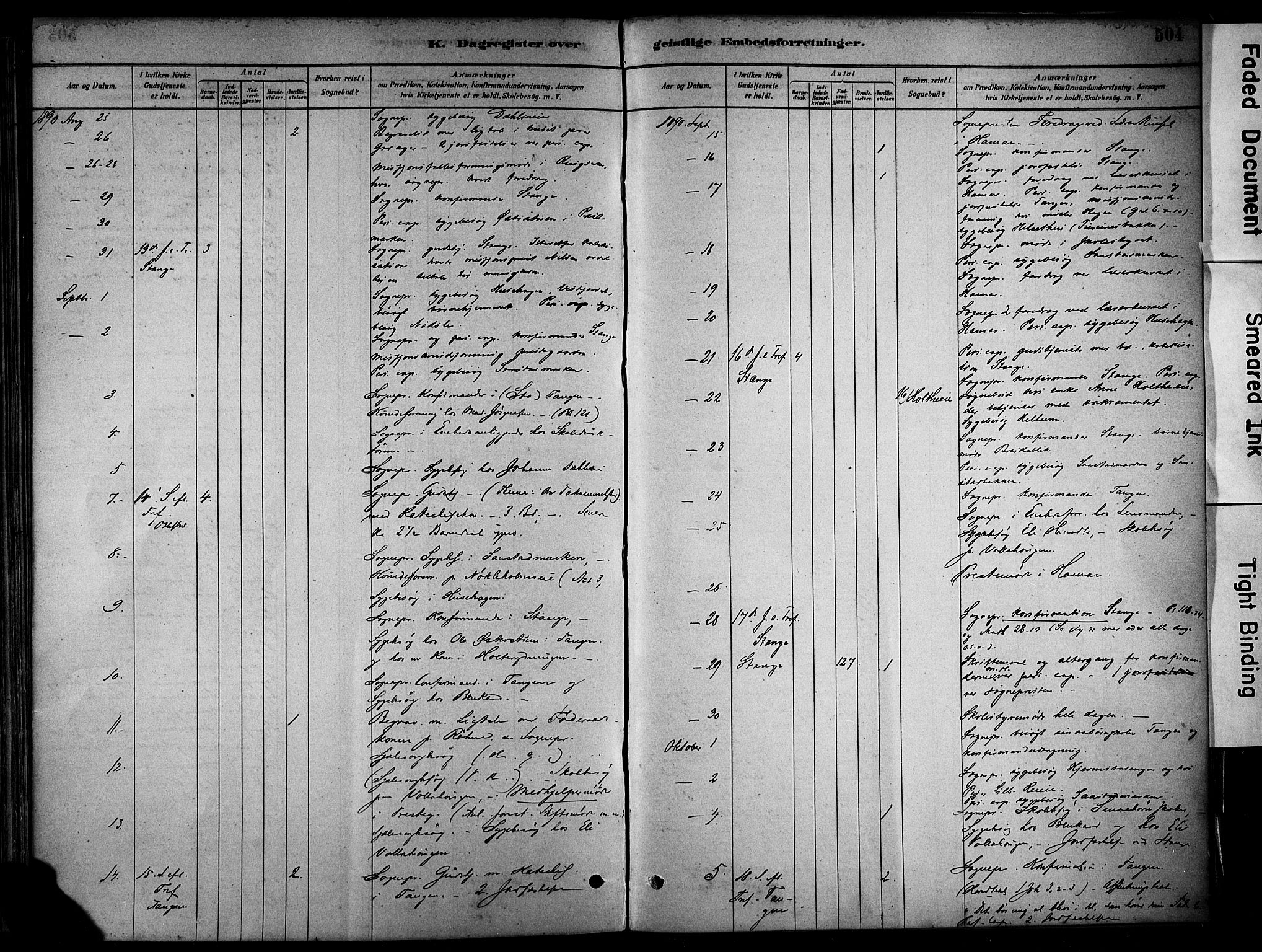 Stange prestekontor, AV/SAH-PREST-002/K/L0017: Parish register (official) no. 17, 1880-1893, p. 504