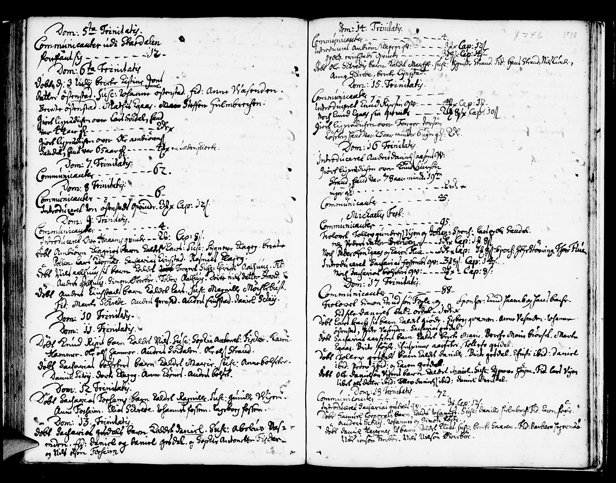 Jølster sokneprestembete, AV/SAB-A-80701/H/Haa/Haaa/L0002: Parish register (official) no. A 2, 1731-1749, p. 169-170