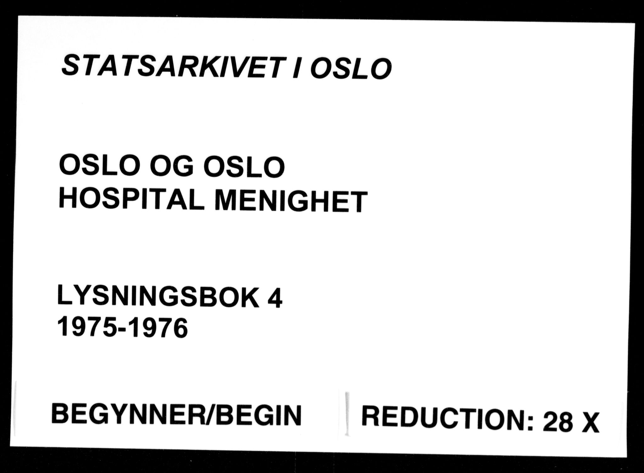 Gamlebyen prestekontor Kirkebøker, SAO/A-10884/H/Ha/L0004: Banns register no. 4, 1975-1976