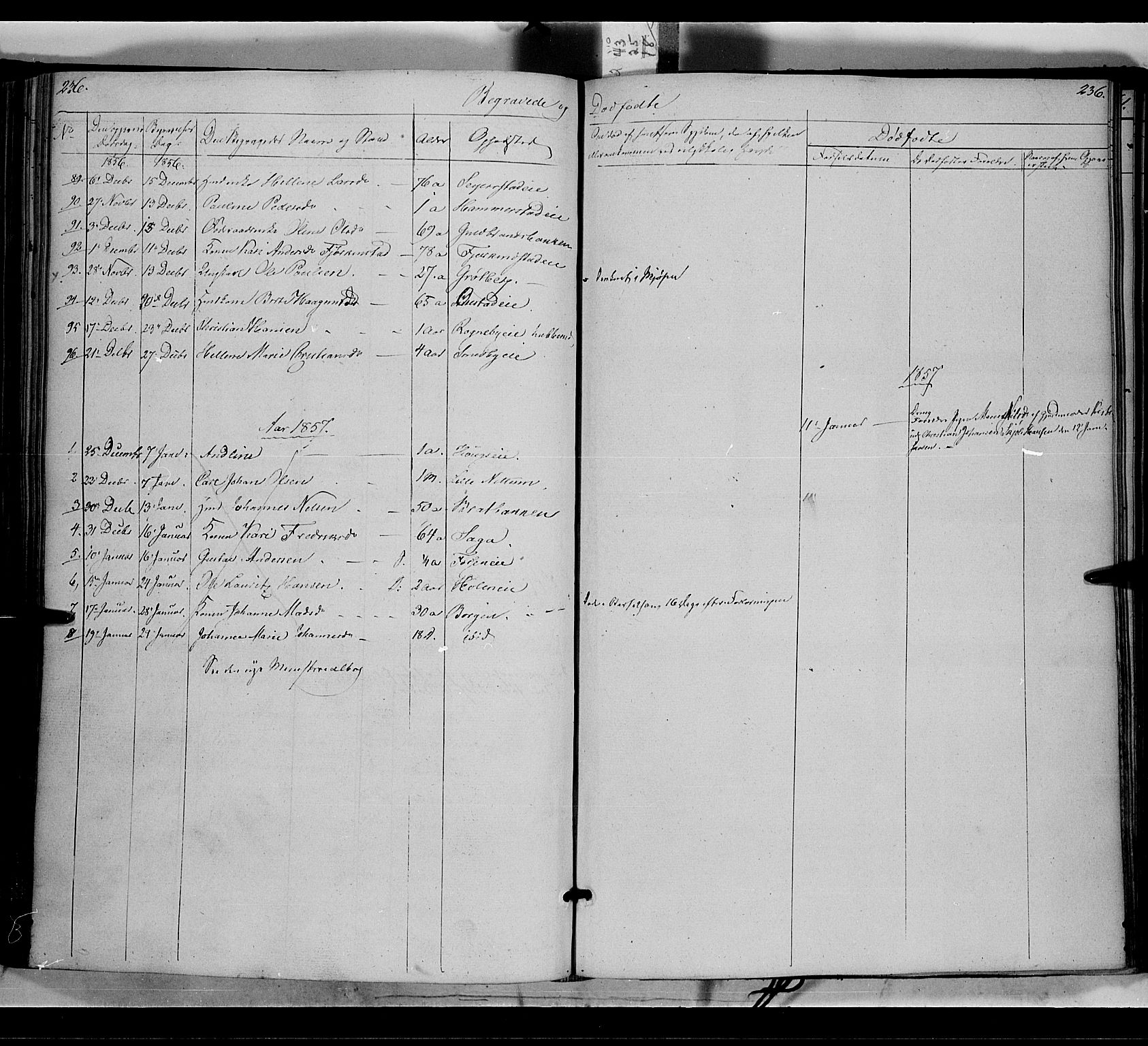 Østre Toten prestekontor, AV/SAH-PREST-104/H/Ha/Haa/L0003: Parish register (official) no. 3, 1848-1856, p. 236