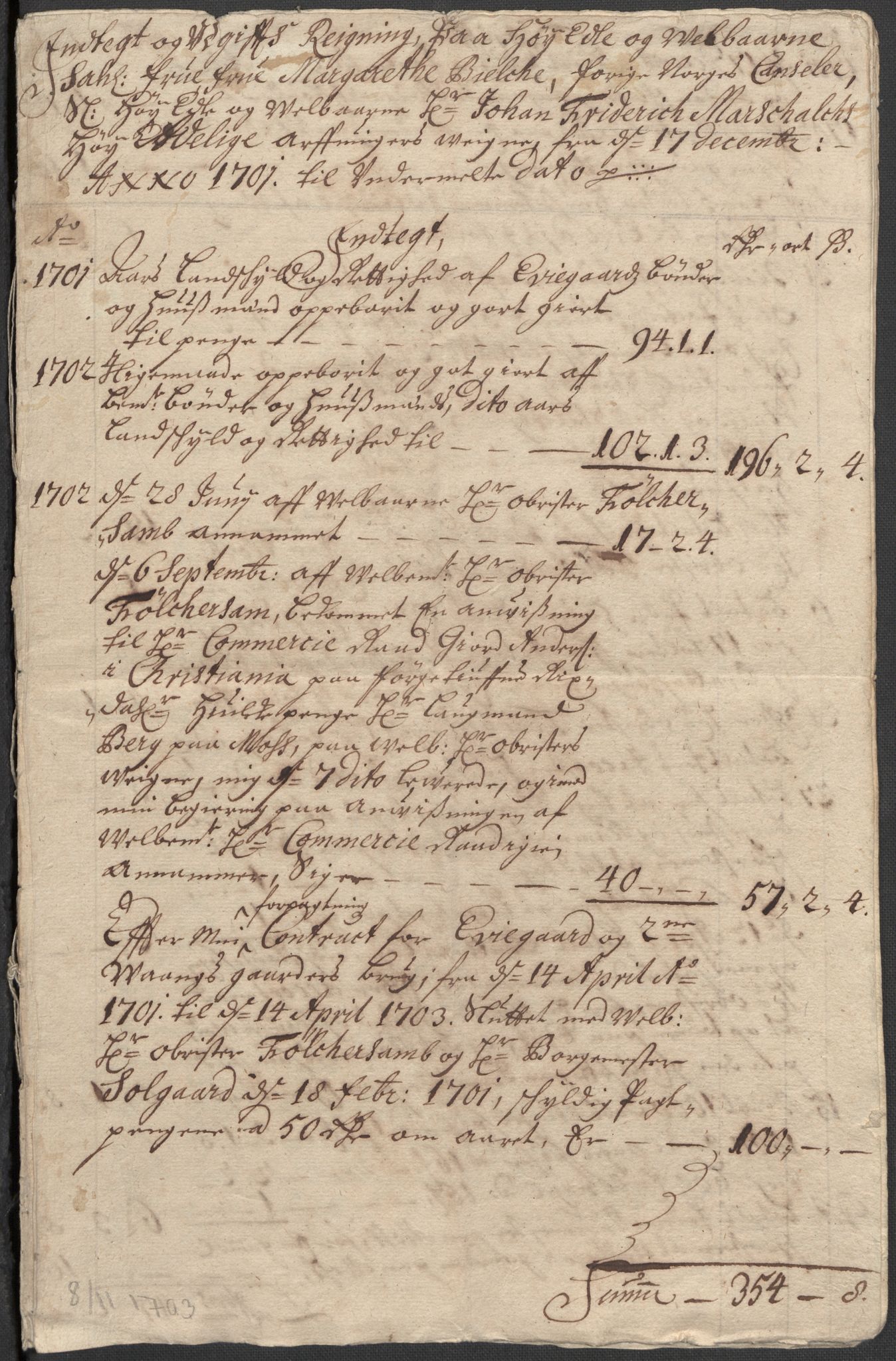 Riksarkivets diplomsamling, AV/RA-EA-5965/F12/L0004: Pk. 7 (I), 1490-1729, p. 134