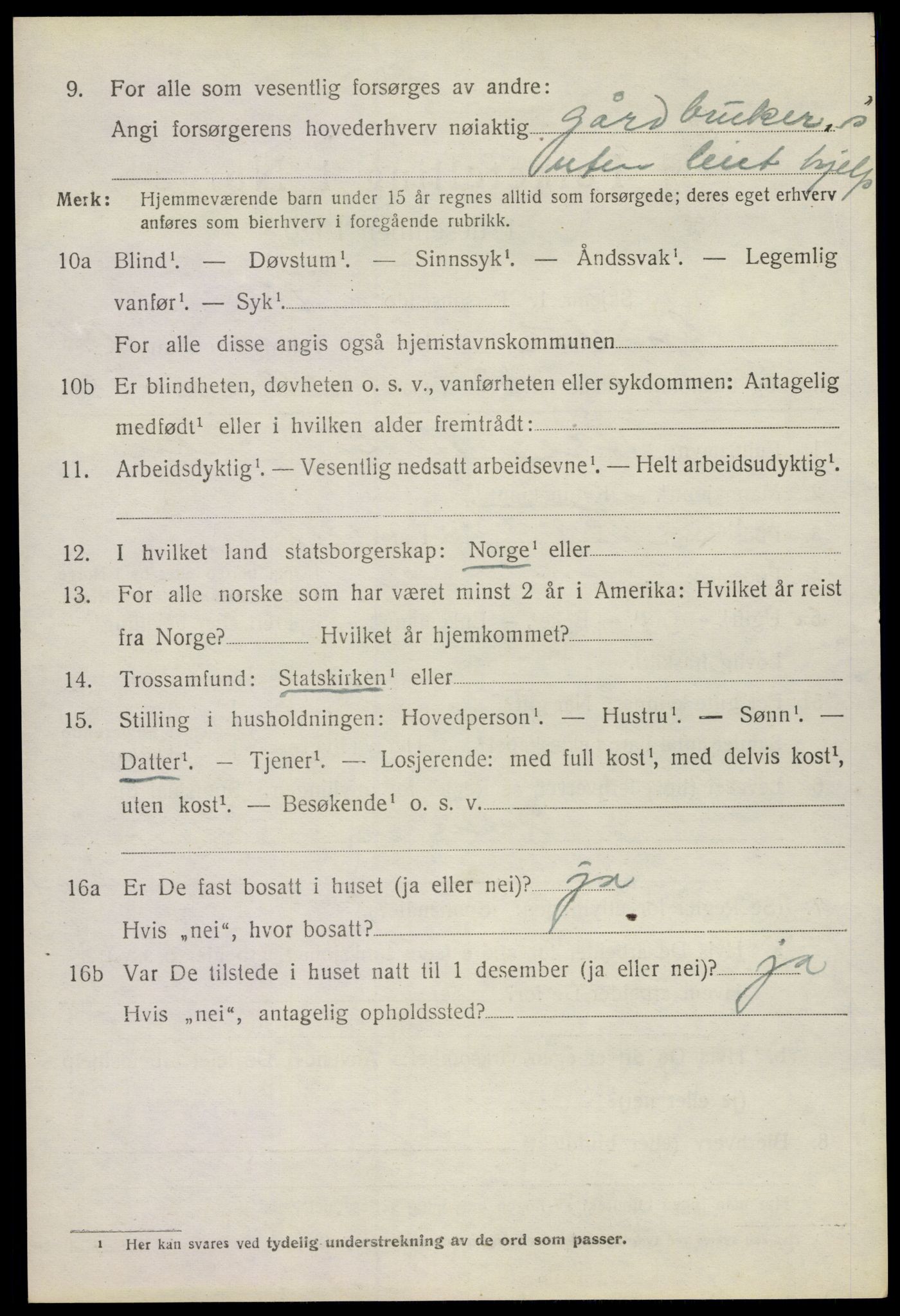 SAKO, 1920 census for Andebu, 1920, p. 5323