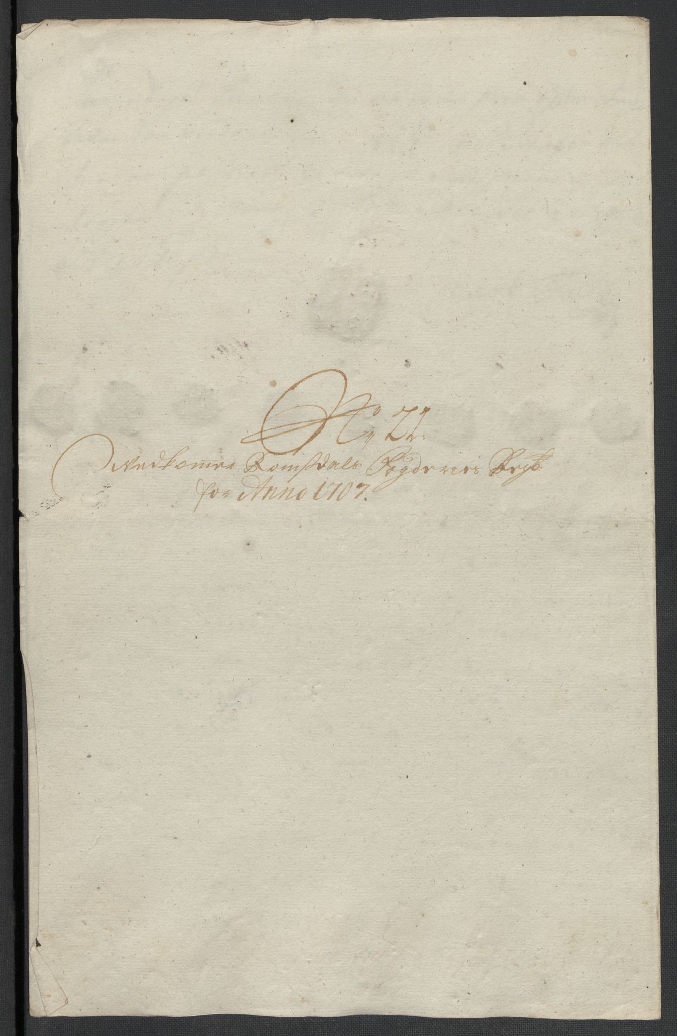 Rentekammeret inntil 1814, Reviderte regnskaper, Fogderegnskap, AV/RA-EA-4092/R55/L3658: Fogderegnskap Romsdal, 1707-1708, p. 158