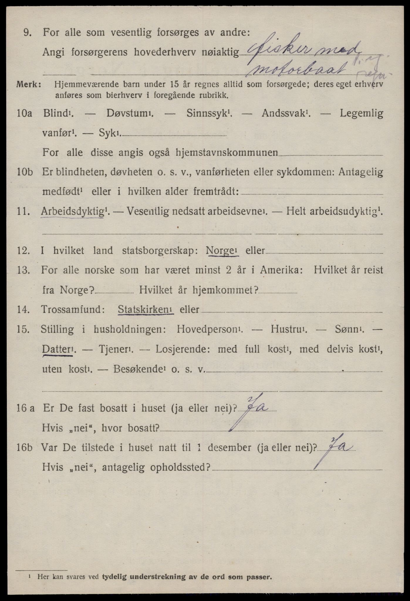 SAT, 1920 census for Brattvær, 1920, p. 1635