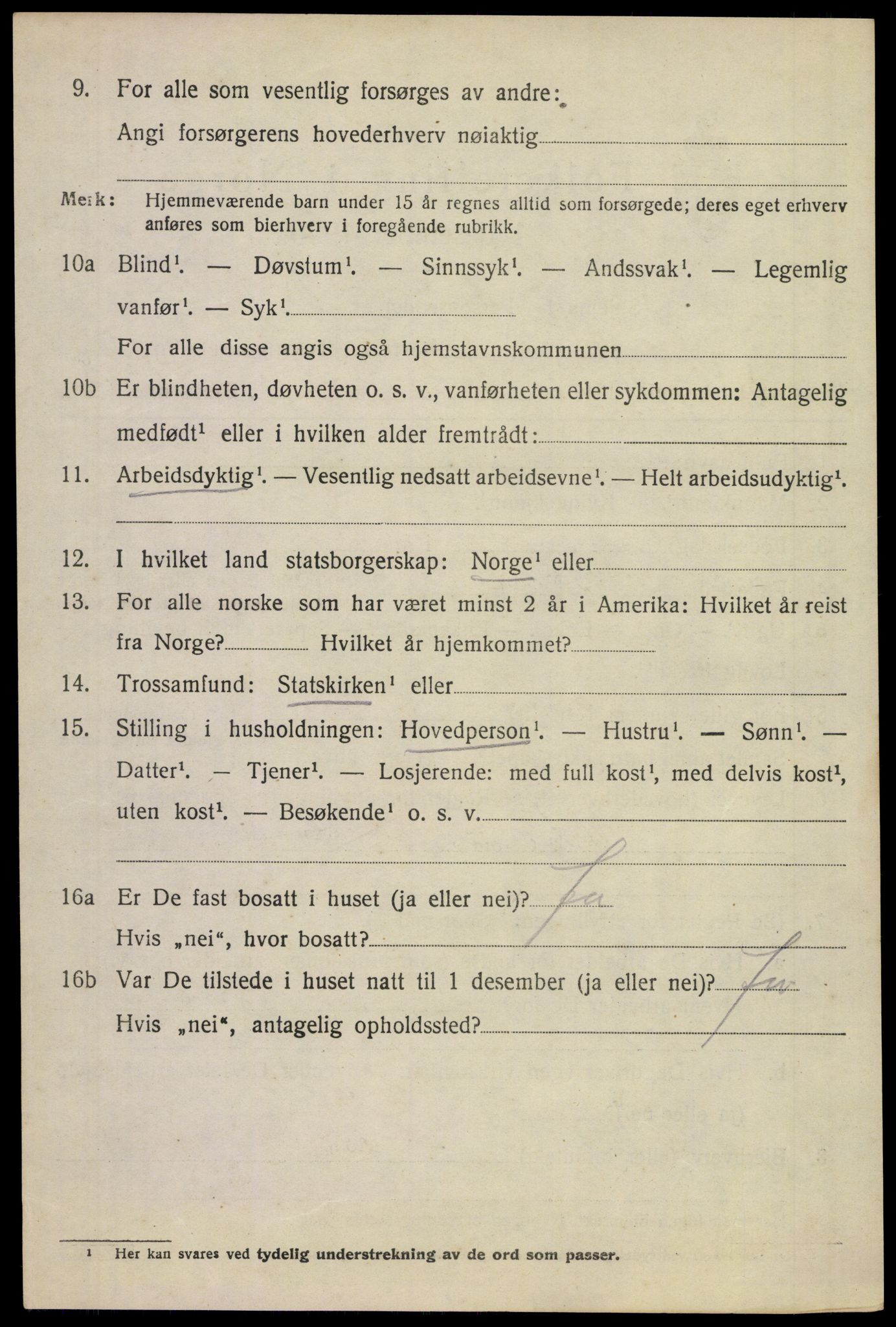 SAKO, 1920 census for Borre, 1920, p. 6943