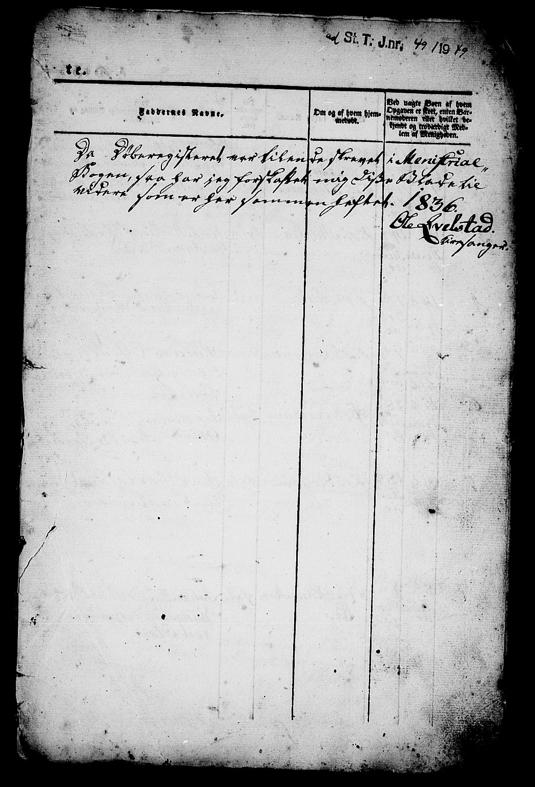 Ministerialprotokoller, klokkerbøker og fødselsregistre - Nord-Trøndelag, SAT/A-1458/724/L0266: Parish register (copy) no. 724C02, 1836-1843