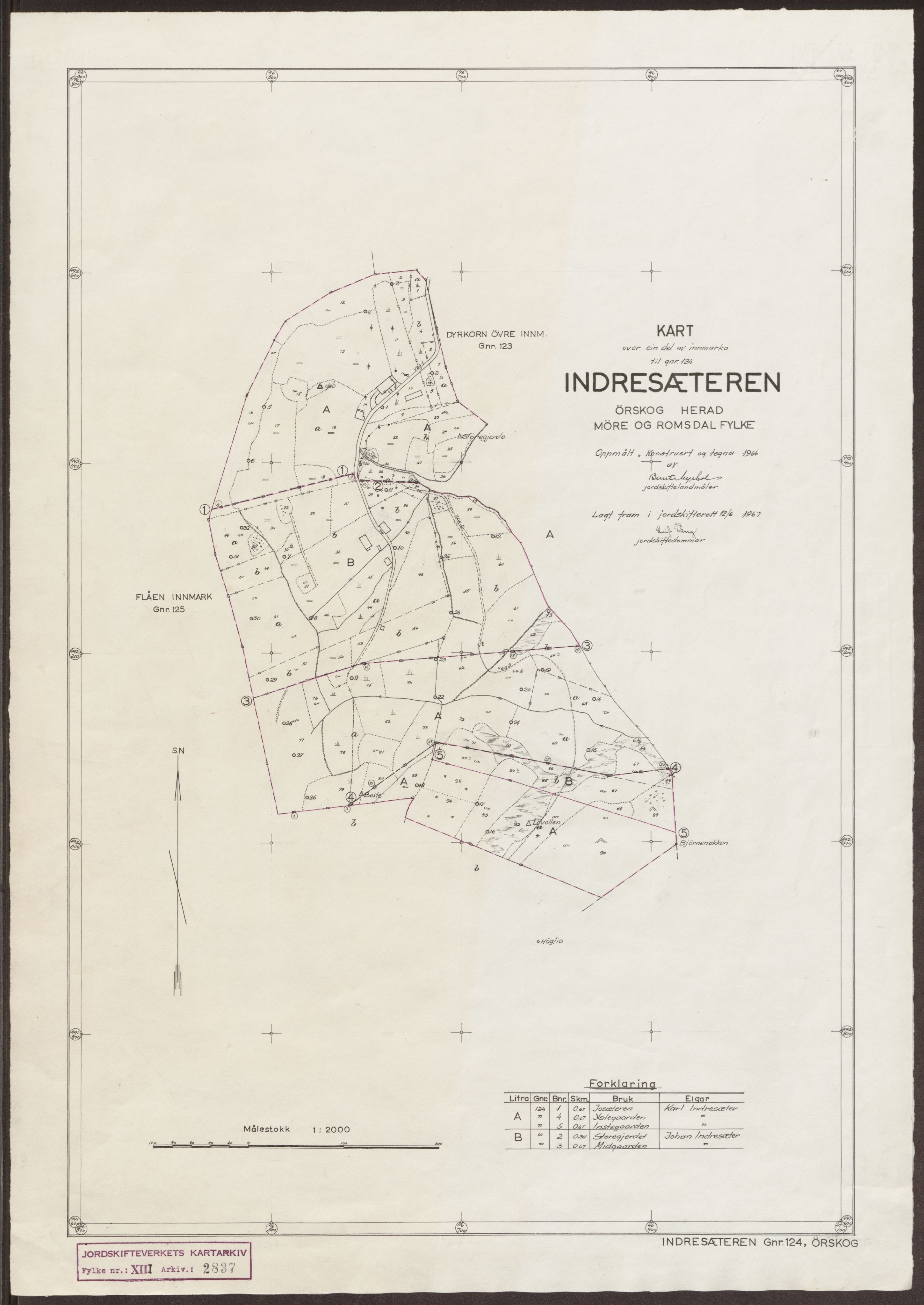 Jordskifteverkets kartarkiv, RA/S-3929/T, 1859-1988, p. 3573