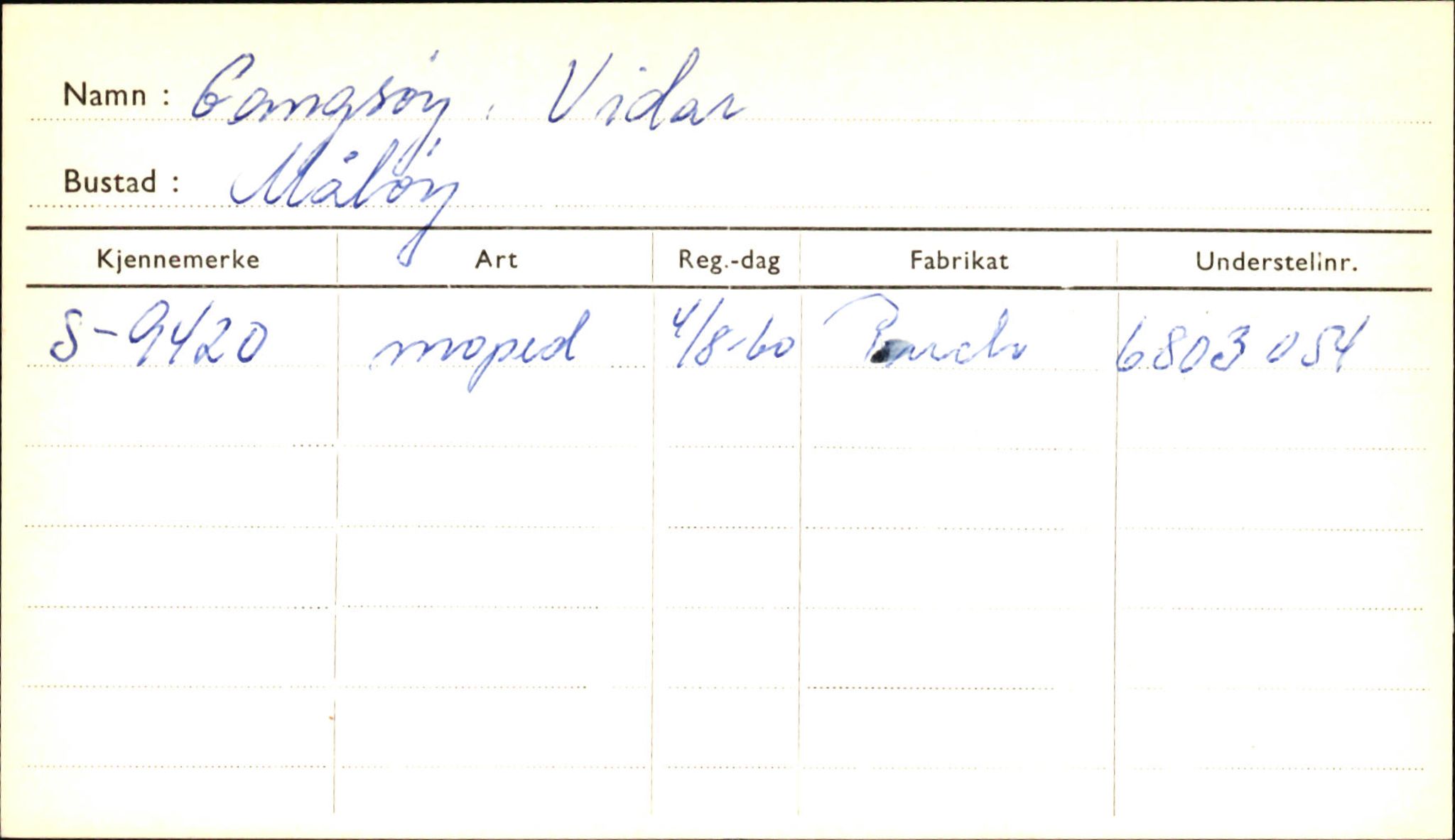 Statens vegvesen, Sogn og Fjordane vegkontor, AV/SAB-A-5301/4/F/L0001D: Eigarregister Fjordane til 1.6.1961, 1930-1961, p. 314