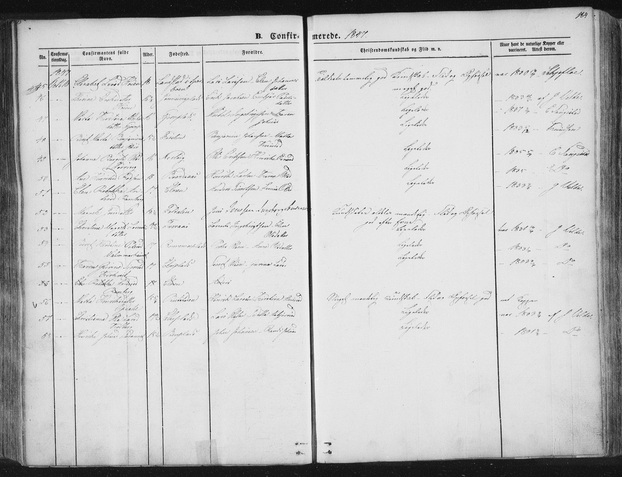 Ministerialprotokoller, klokkerbøker og fødselsregistre - Nord-Trøndelag, SAT/A-1458/741/L0392: Parish register (official) no. 741A06, 1836-1848, p. 184