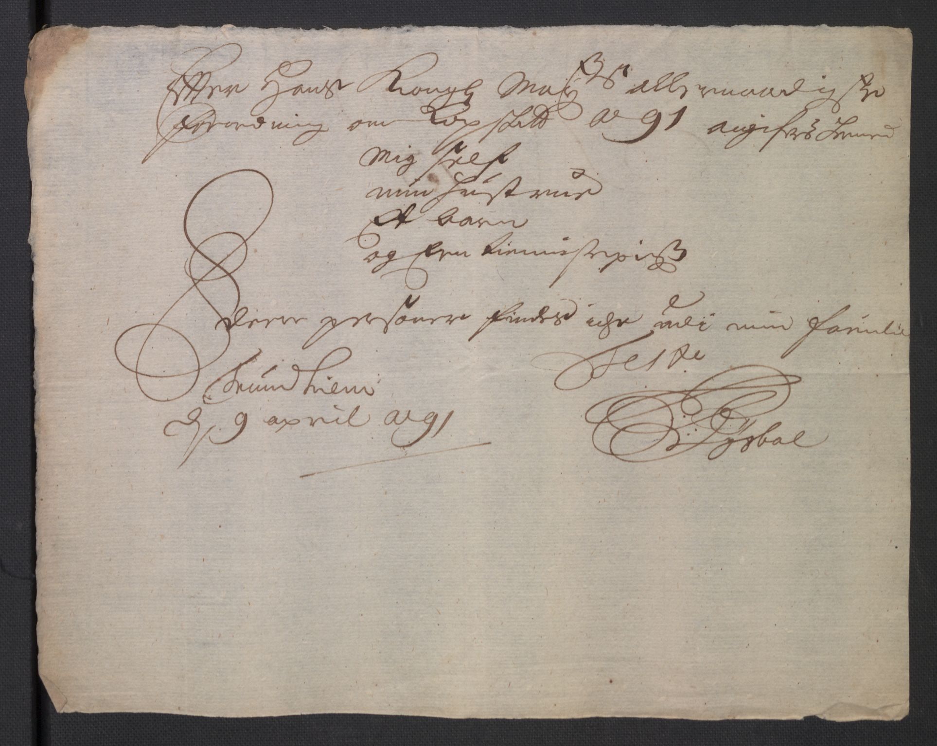 Rentekammeret inntil 1814, Reviderte regnskaper, Byregnskaper, AV/RA-EA-4066/R/Rs/L0506: [S2] Kontribusjonsregnskap, 1691-1692, p. 103