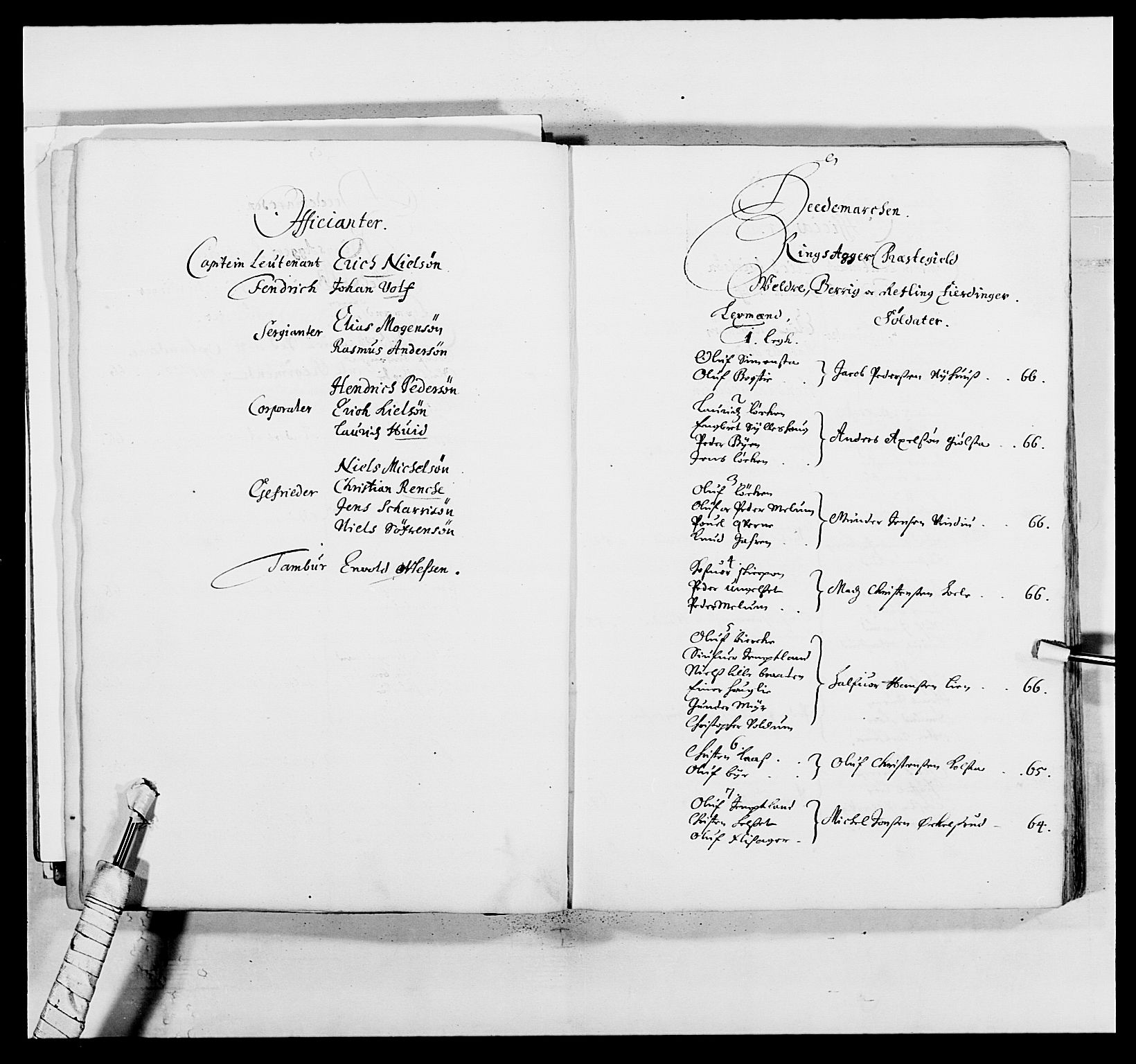 Kommanderende general (KG I) med Det norske krigsdirektorium, AV/RA-EA-5419/E/Ea/L0498: Opplandske regiment, 1662-1689, p. 233