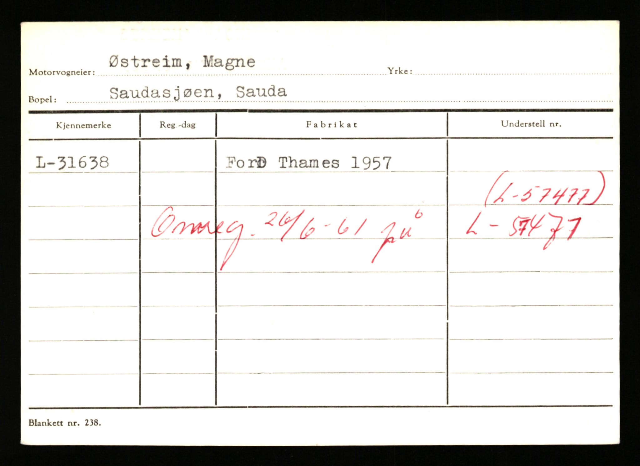 Stavanger trafikkstasjon, AV/SAST-A-101942/0/G/L0005: Registreringsnummer: 23000 - 34245, 1930-1971, p. 2652