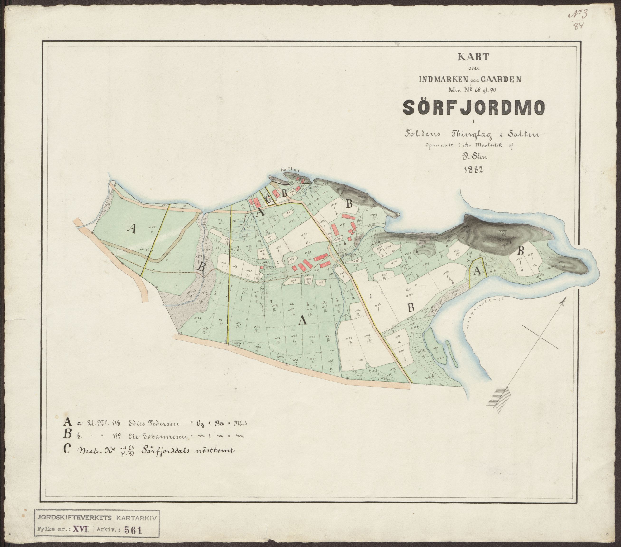Jordskifteverkets kartarkiv, AV/RA-S-3929/T, 1859-1988, p. 690