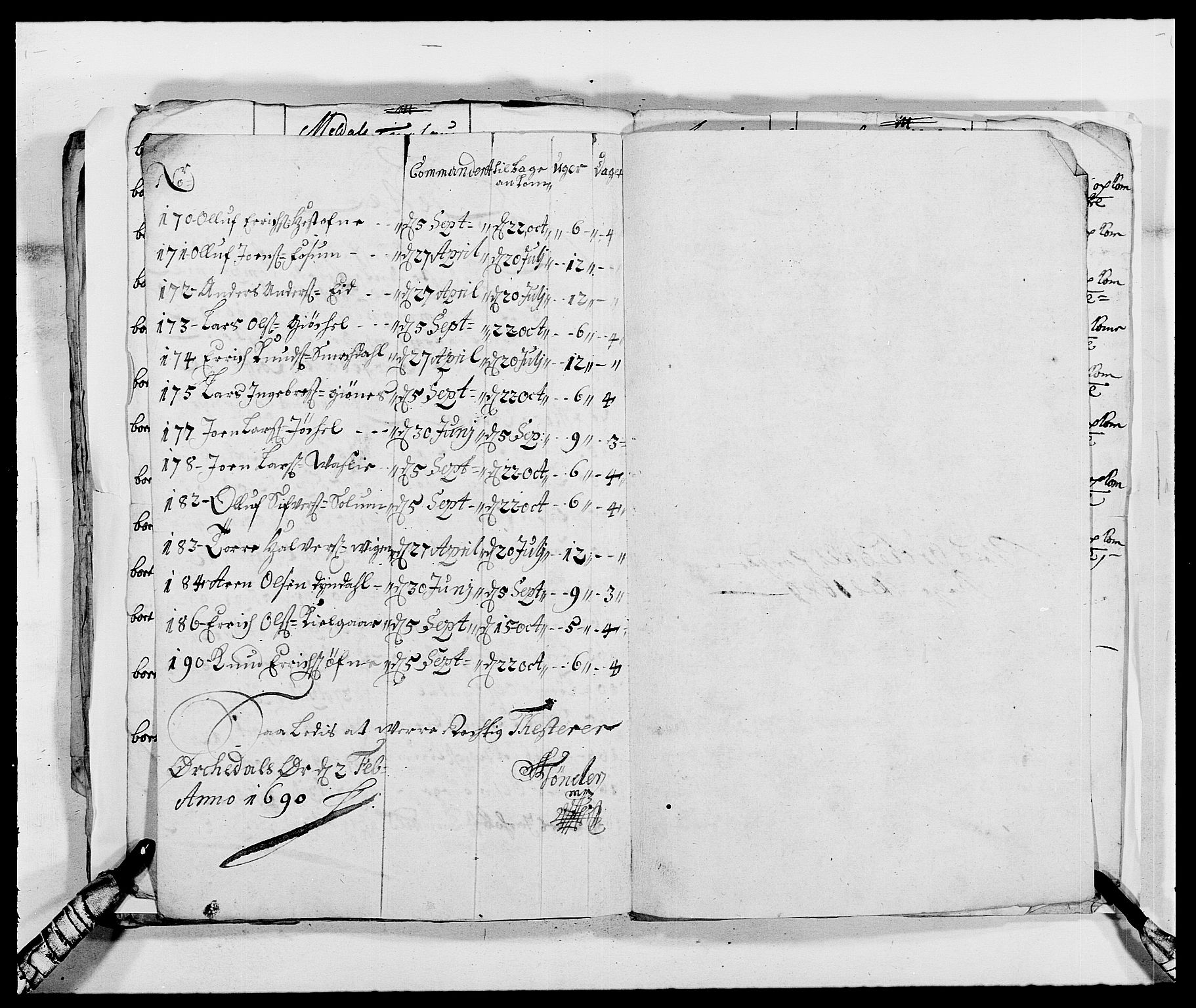 Rentekammeret inntil 1814, Reviderte regnskaper, Fogderegnskap, AV/RA-EA-4092/R58/L3936: Fogderegnskap Orkdal, 1689-1690, p. 246