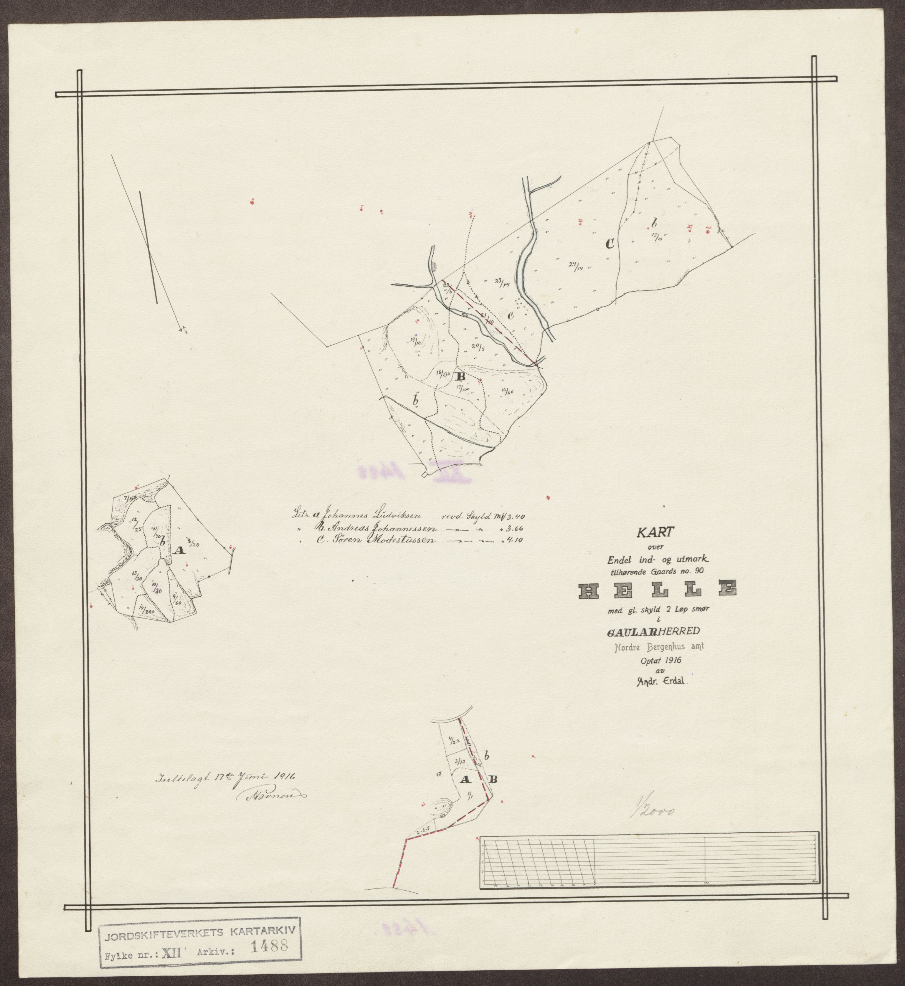 Jordskifteverkets kartarkiv, AV/RA-S-3929/T, 1859-1988, p. 1690