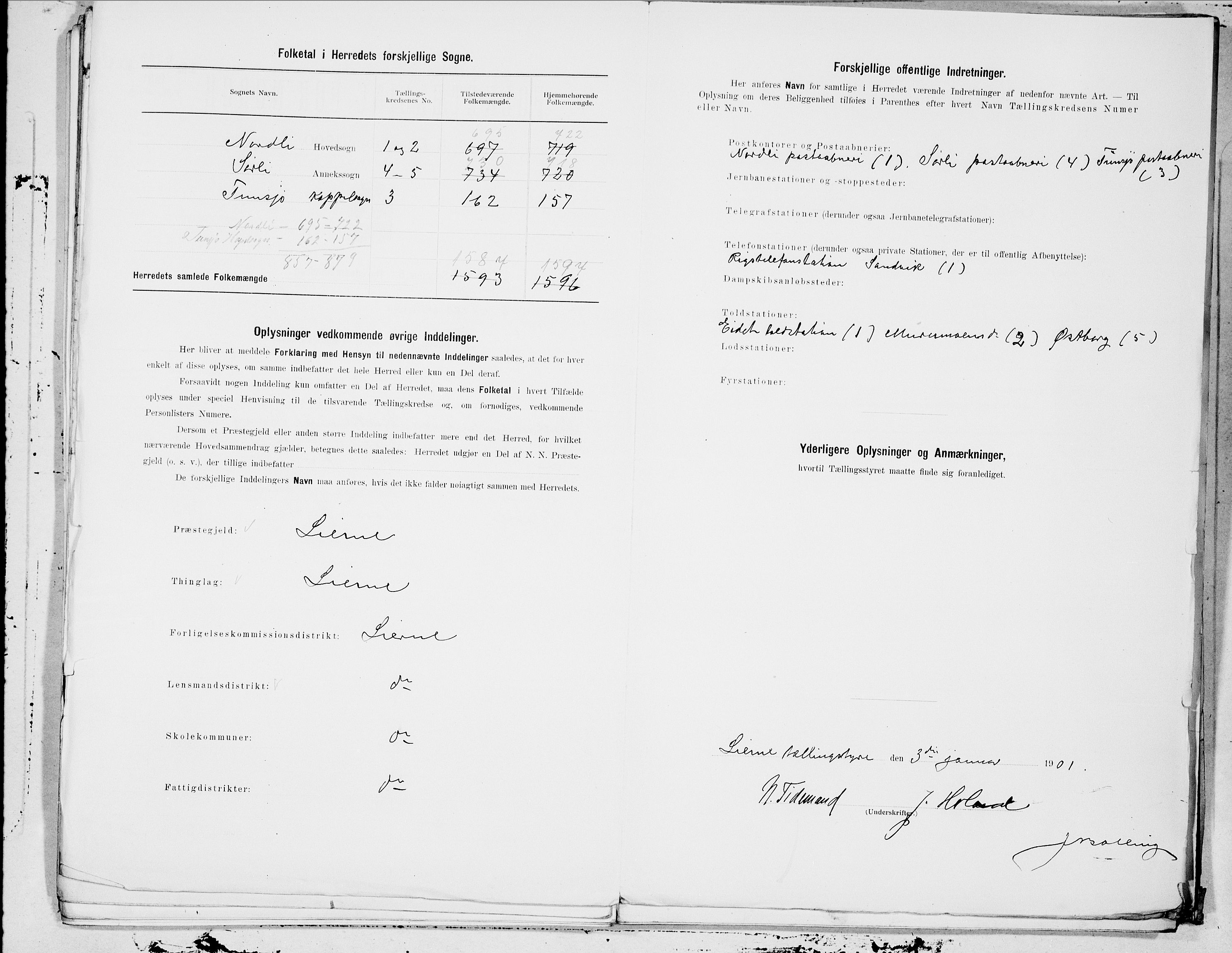 SAT, 1900 census for Lierne, 1900, p. 13