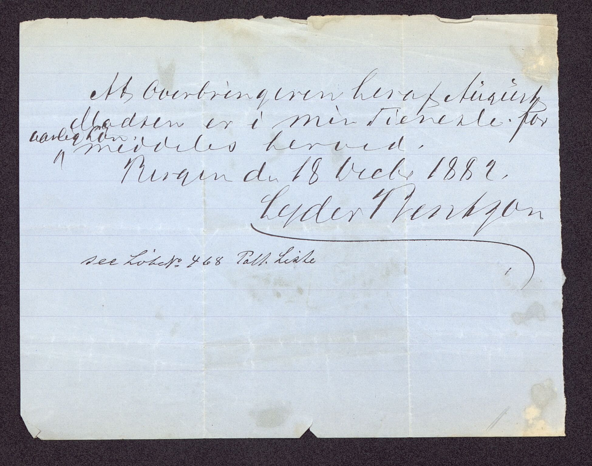 Bergen kommune. Brannvesenet (1863-1971), BBA/A-1181/P/Pc/L0007: Ruller, 1863-1883