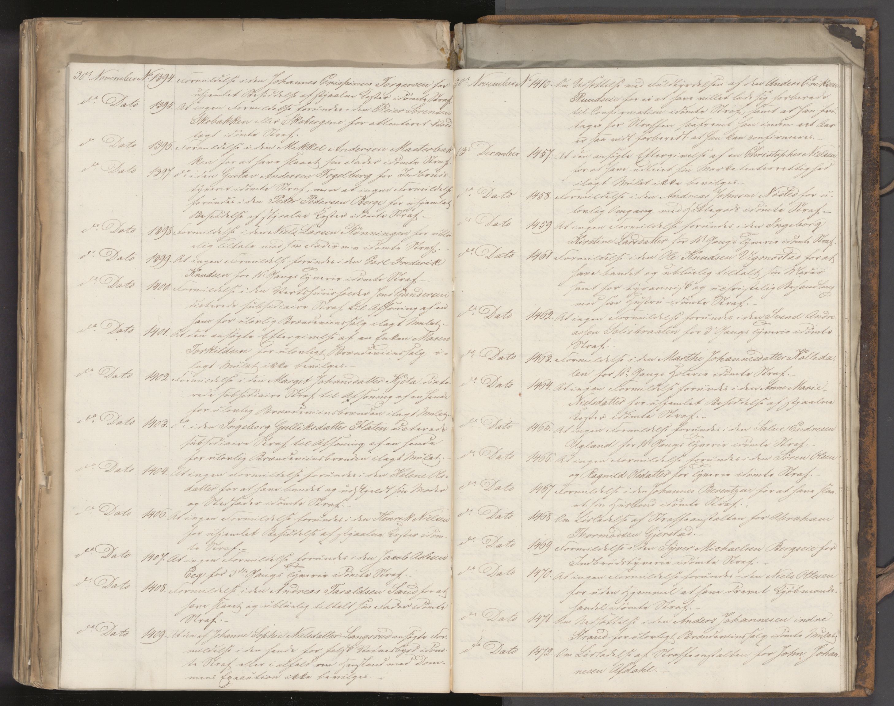 Statsrådssekretariatet, RA/S-1001/A/Ab/L0054: Kgl. res. nr. 764-1554, 2. halvår, 1841