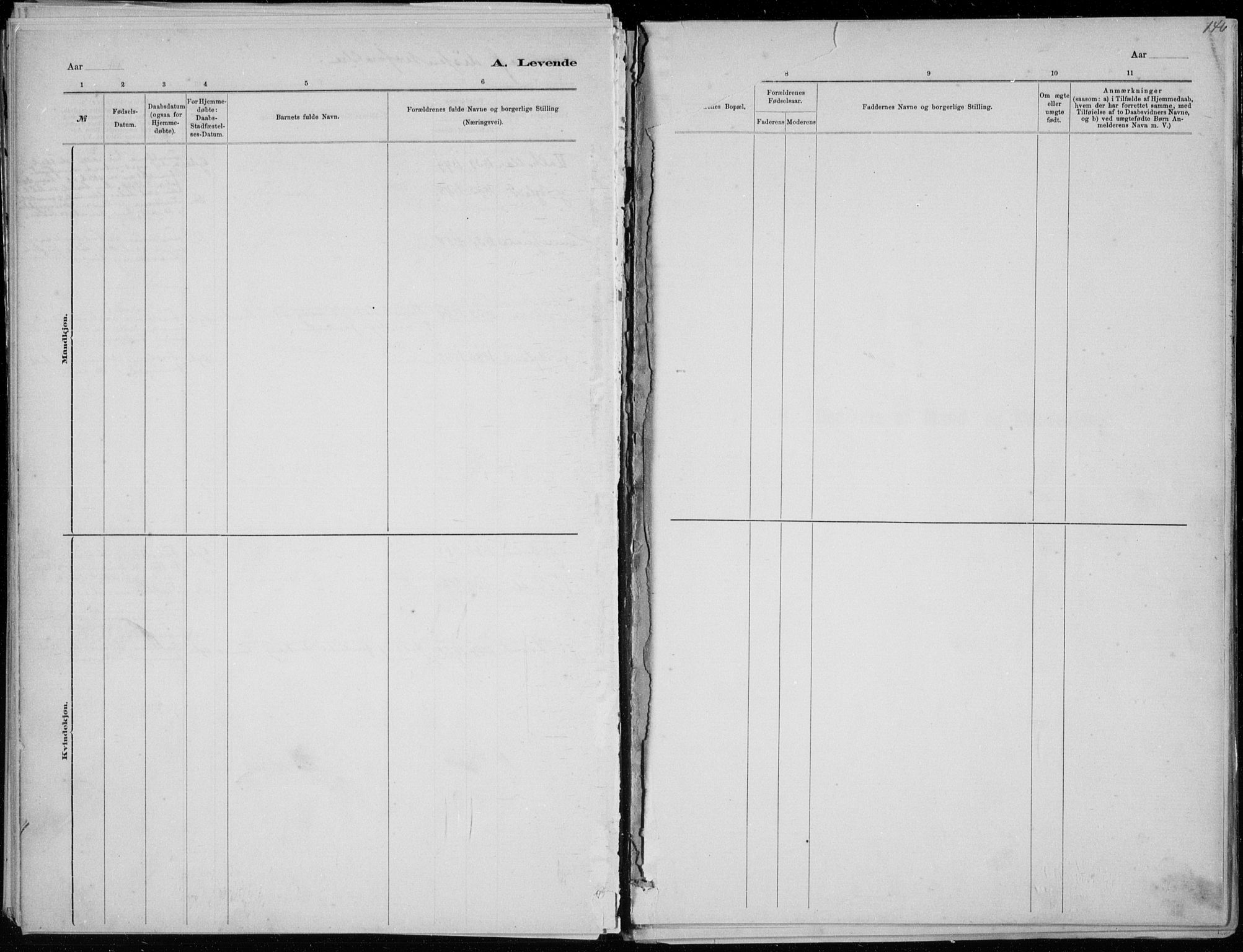 Oddernes sokneprestkontor, SAK/1111-0033/F/Fa/Faa/L0009: Parish register (official) no. A 9, 1884-1896, p. 140