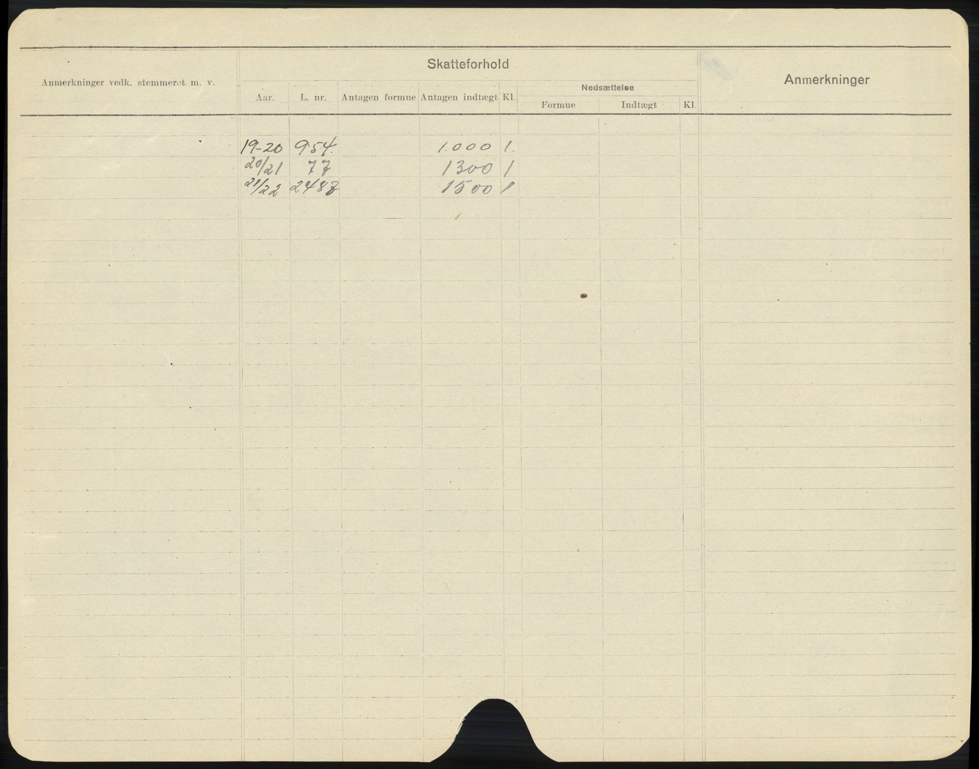 Skien folkeregister, AV/SAKO-A-425/G/Ga/L0004: Utflyttede, 1921