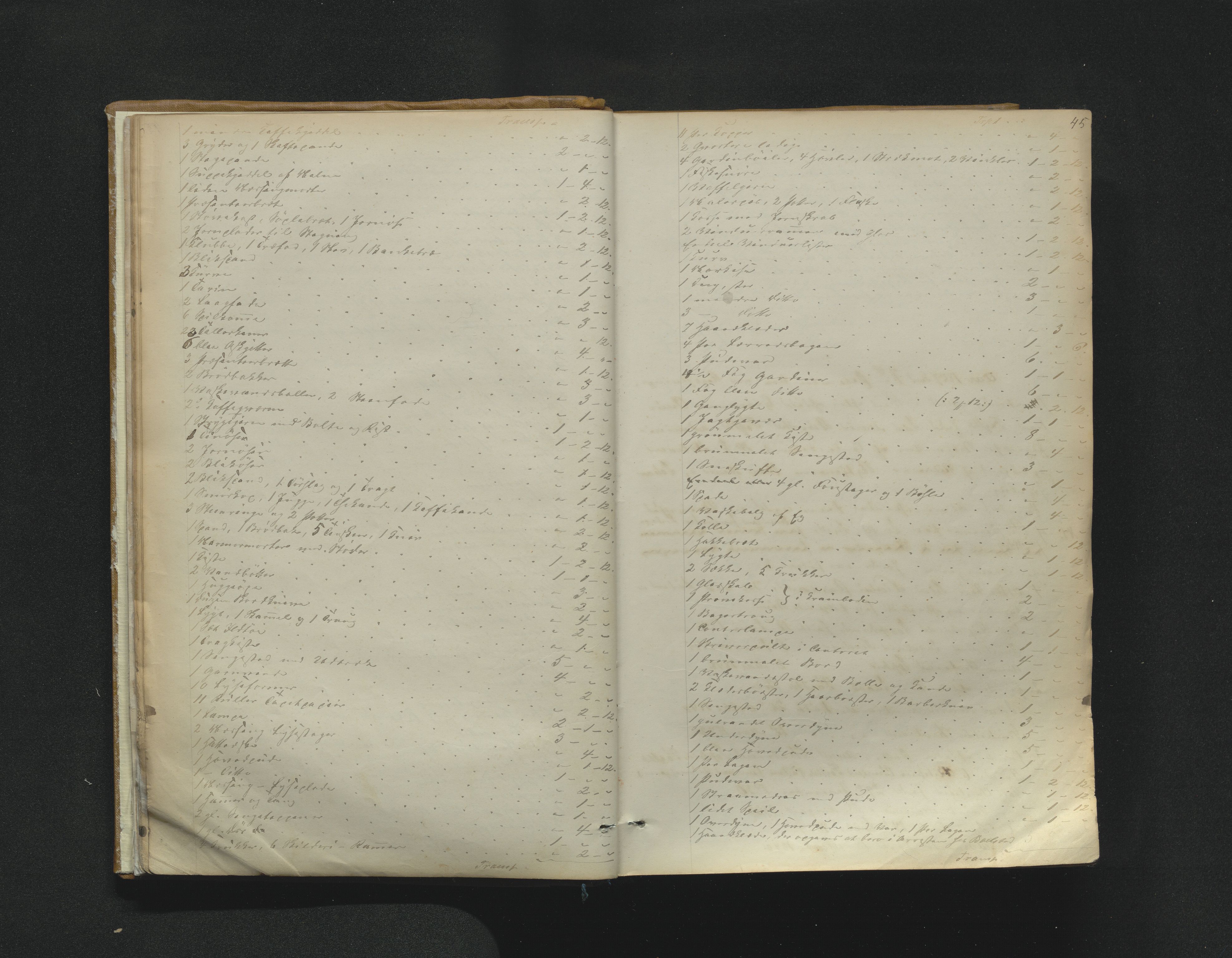 Drammen byfogd, AV/SAKO-A-222/H/Hb/Hbb/L0001: Registreringsprotokoll., 1857-1867