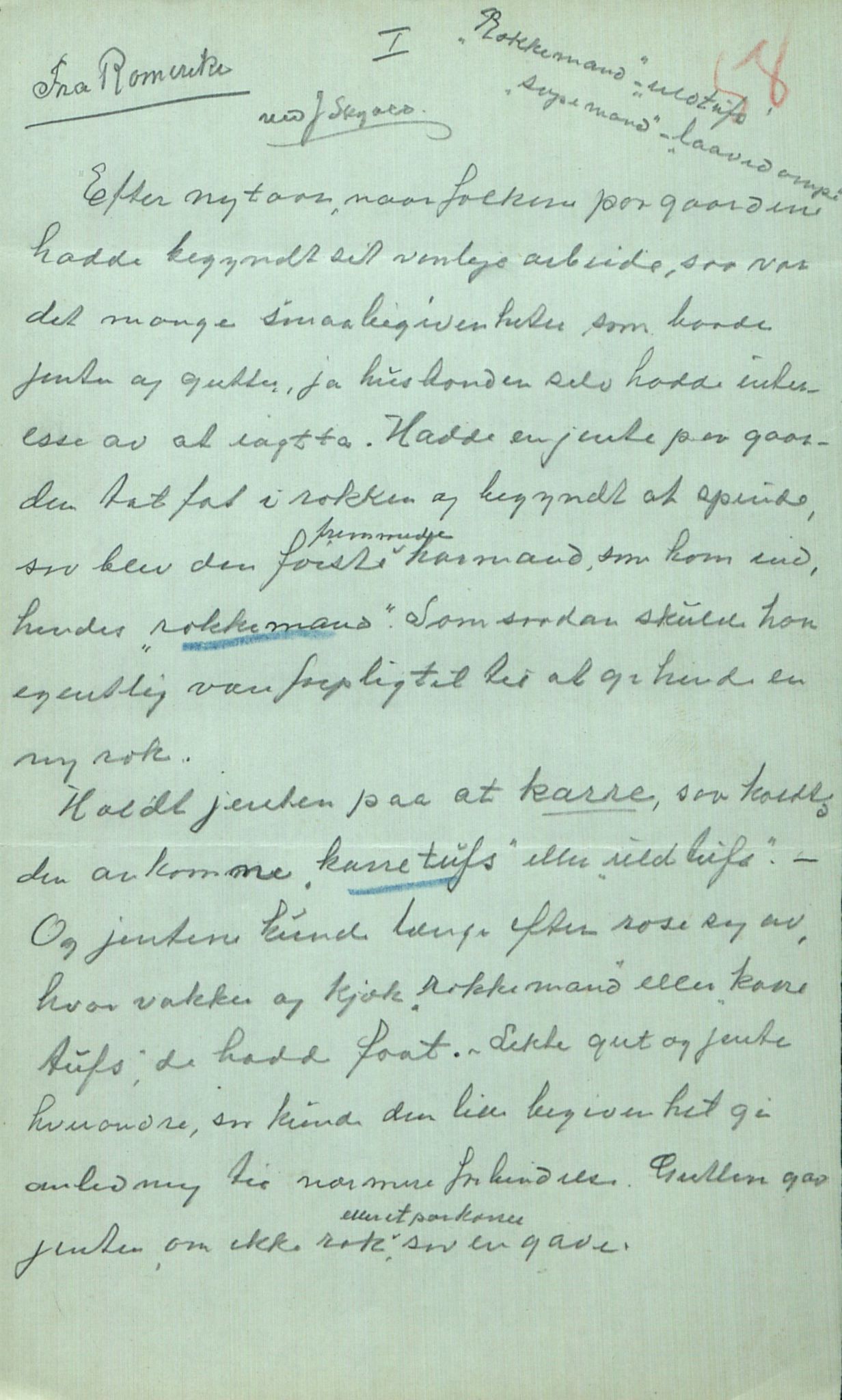 Rikard Berge, TEMU/TGM-A-1003/F/L0014/0040: 471-512 / 510 Brev til Berge frå Hankenæs + oppskrifter som H. kallar for sine, 1915-1917, p. 58