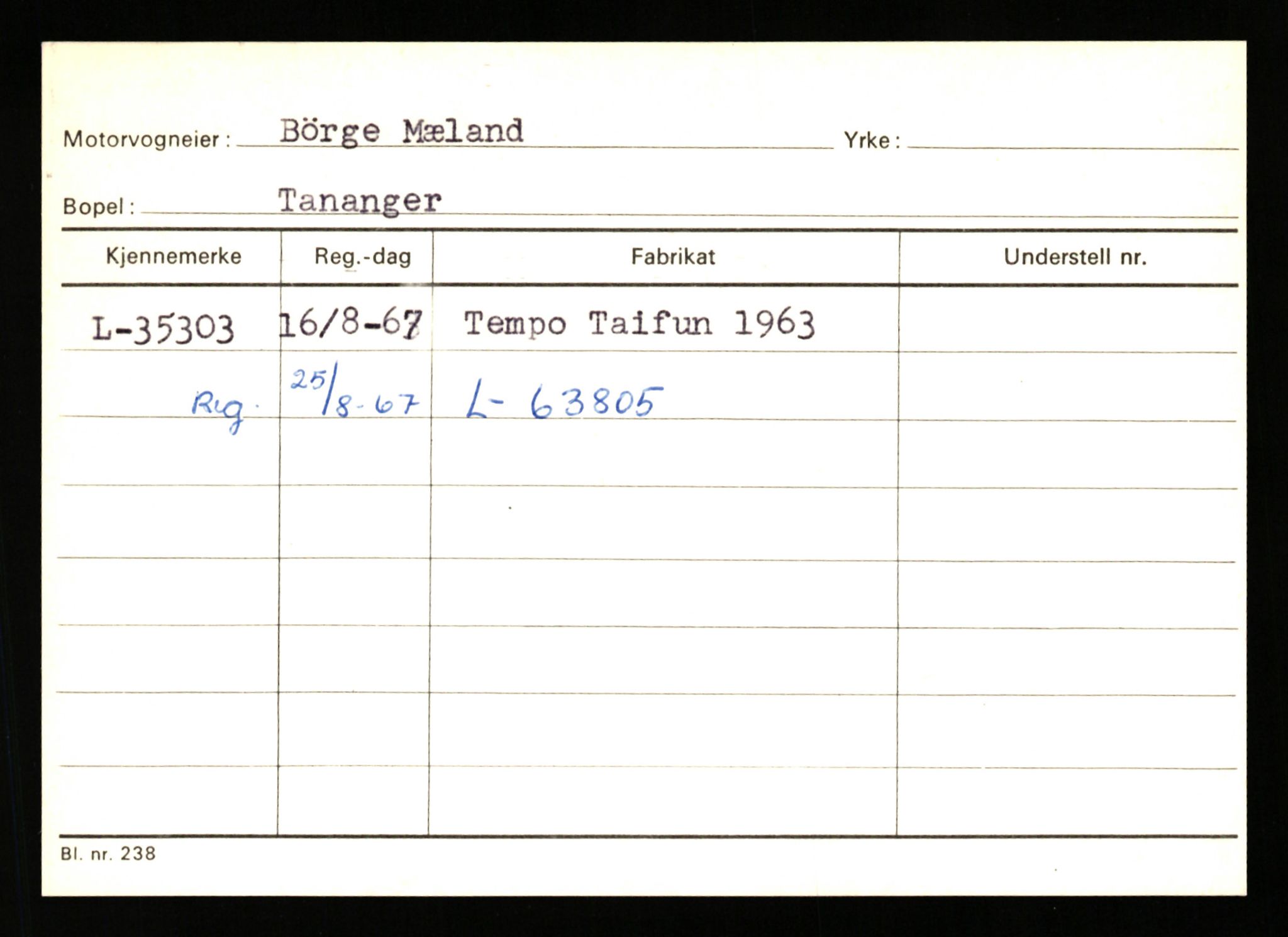 Stavanger trafikkstasjon, SAST/A-101942/0/G/L0006: Registreringsnummer: 34250 - 49007, 1930-1971, p. 335