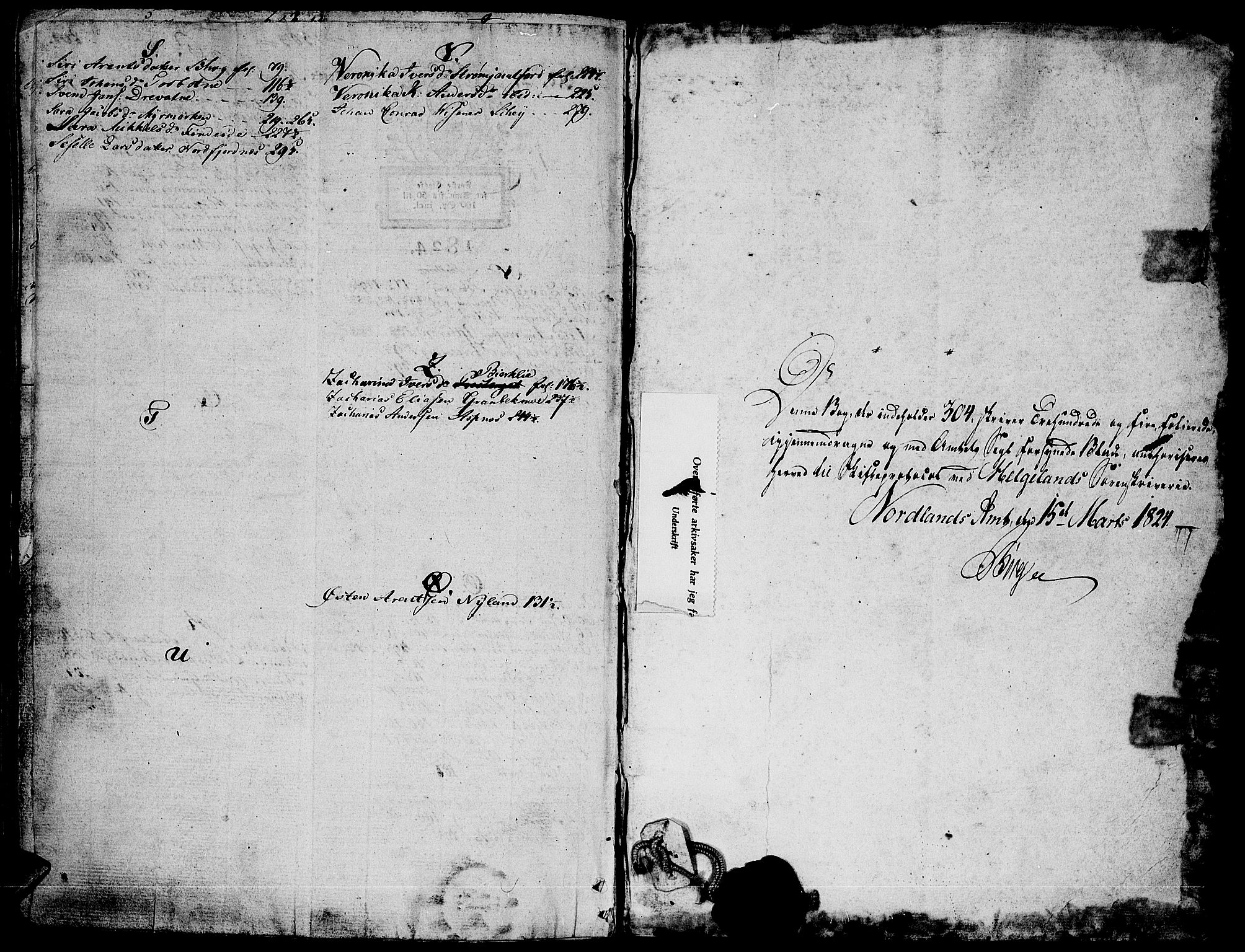Helgeland sorenskriveri, AV/SAT-A-0004/3/3A/L0090: Skifteprotokoll 35, 1822-1825
