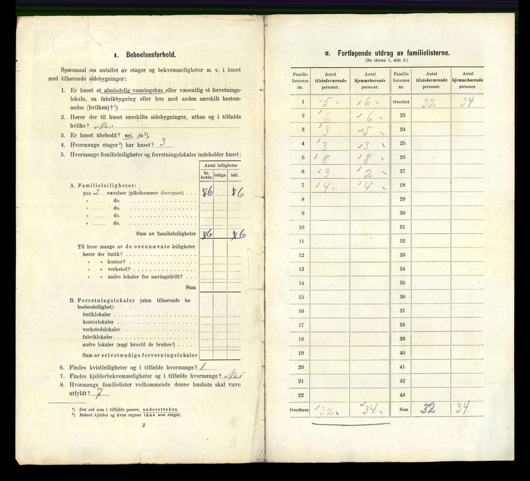 RA, 1910 census for Bergen, 1910, p. 7416