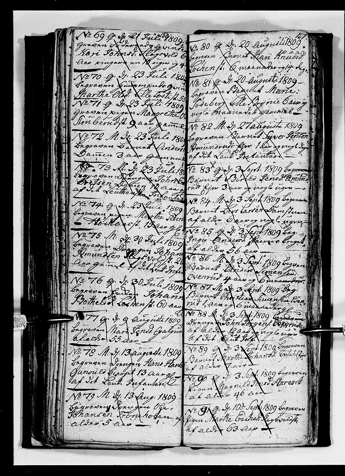 Romedal prestekontor, AV/SAH-PREST-004/L/L0004: Parish register (copy) no. 4, 1807-1814, p. 150-151