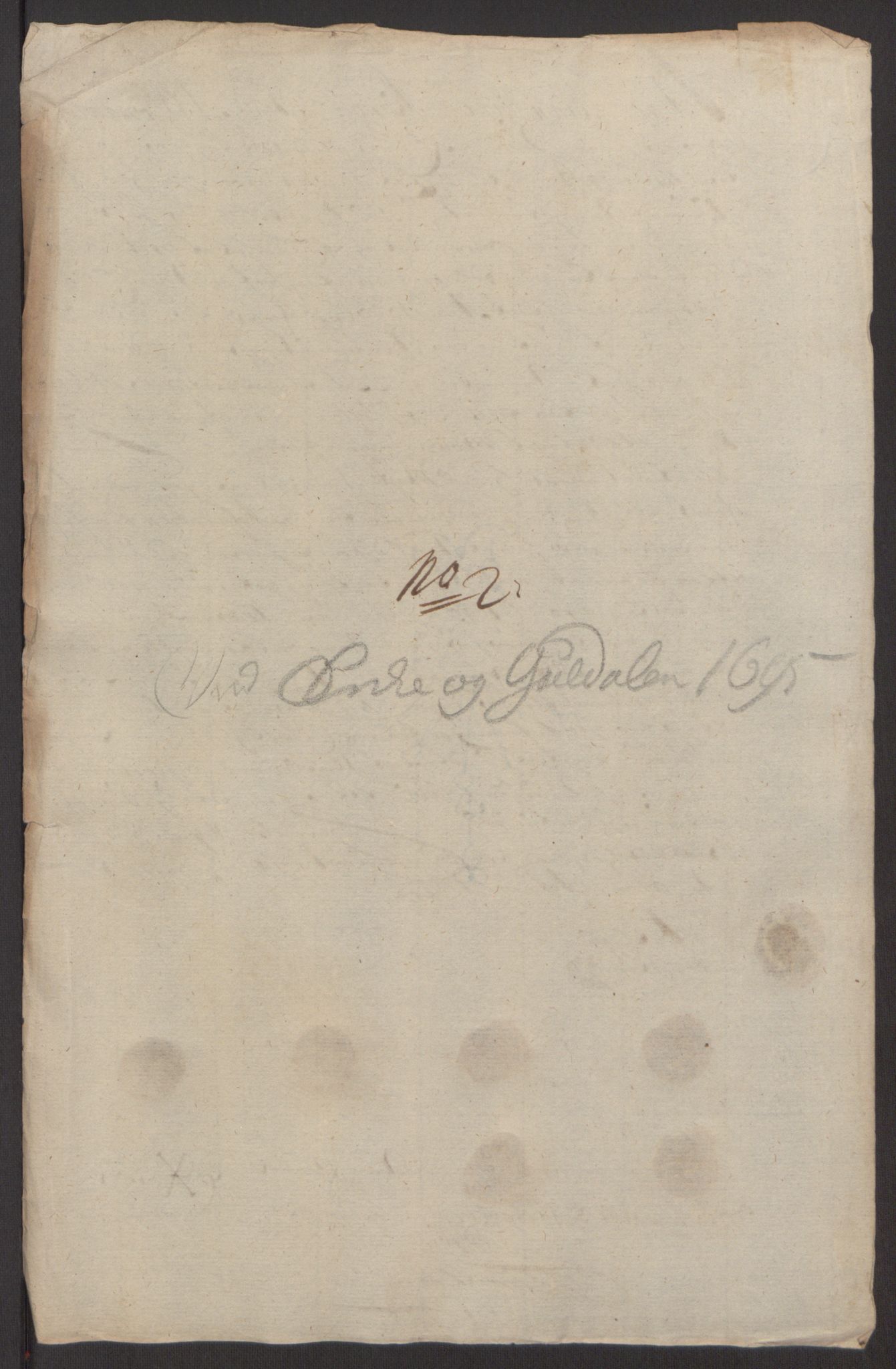 Rentekammeret inntil 1814, Reviderte regnskaper, Fogderegnskap, RA/EA-4092/R60/L3945: Fogderegnskap Orkdal og Gauldal, 1695, p. 220